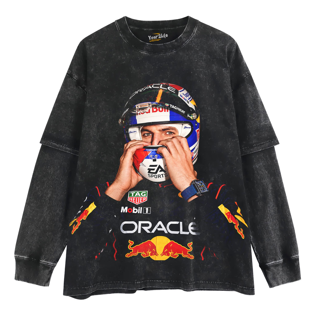 MAX VERSTAPPEN - VINTAGE V6 TANK TOP & TEE & LONG SLEEVE & LAYERED LS & HOODIE