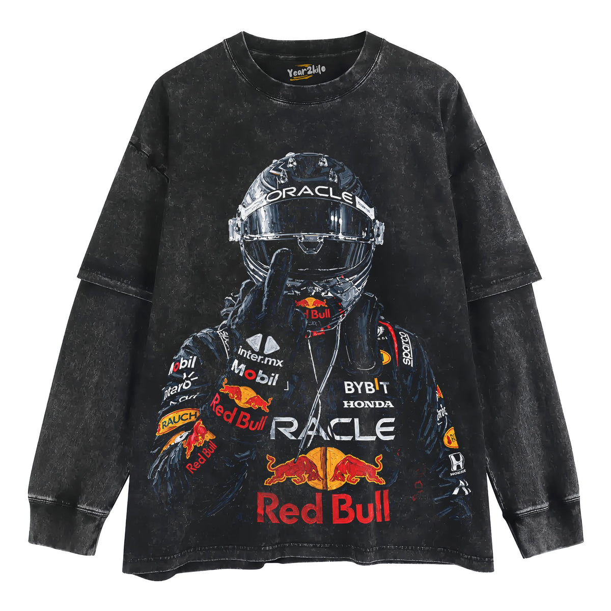 MAX VERSTAPPEN - VINTAGE V8 TANK TOP & TEE & LONG SLEEVE & LAYERED LS & HOODIE