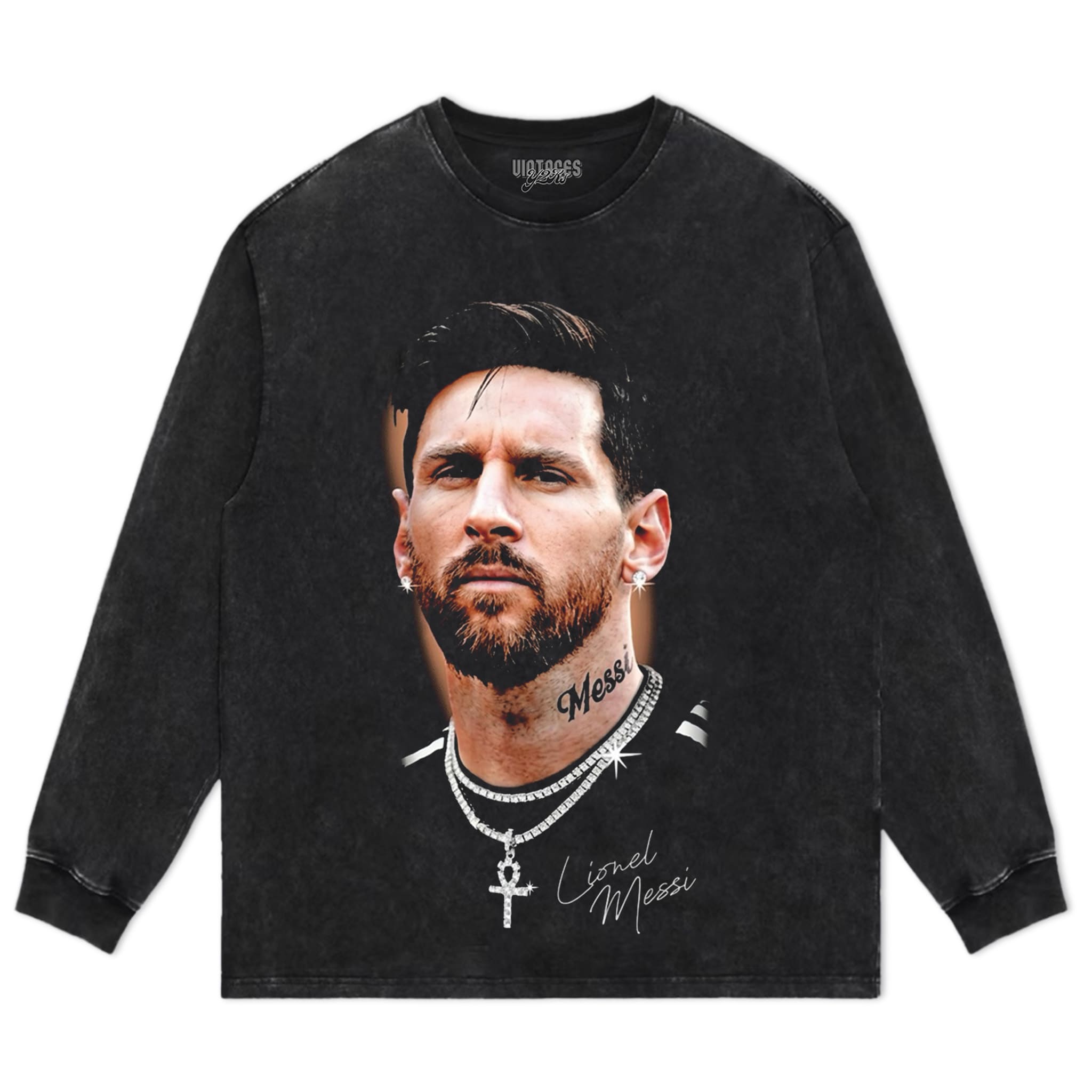 MESSI FACE V2 TANK TOP & TEE & LONG SLEEVE & LAYERED LS & HOODIE