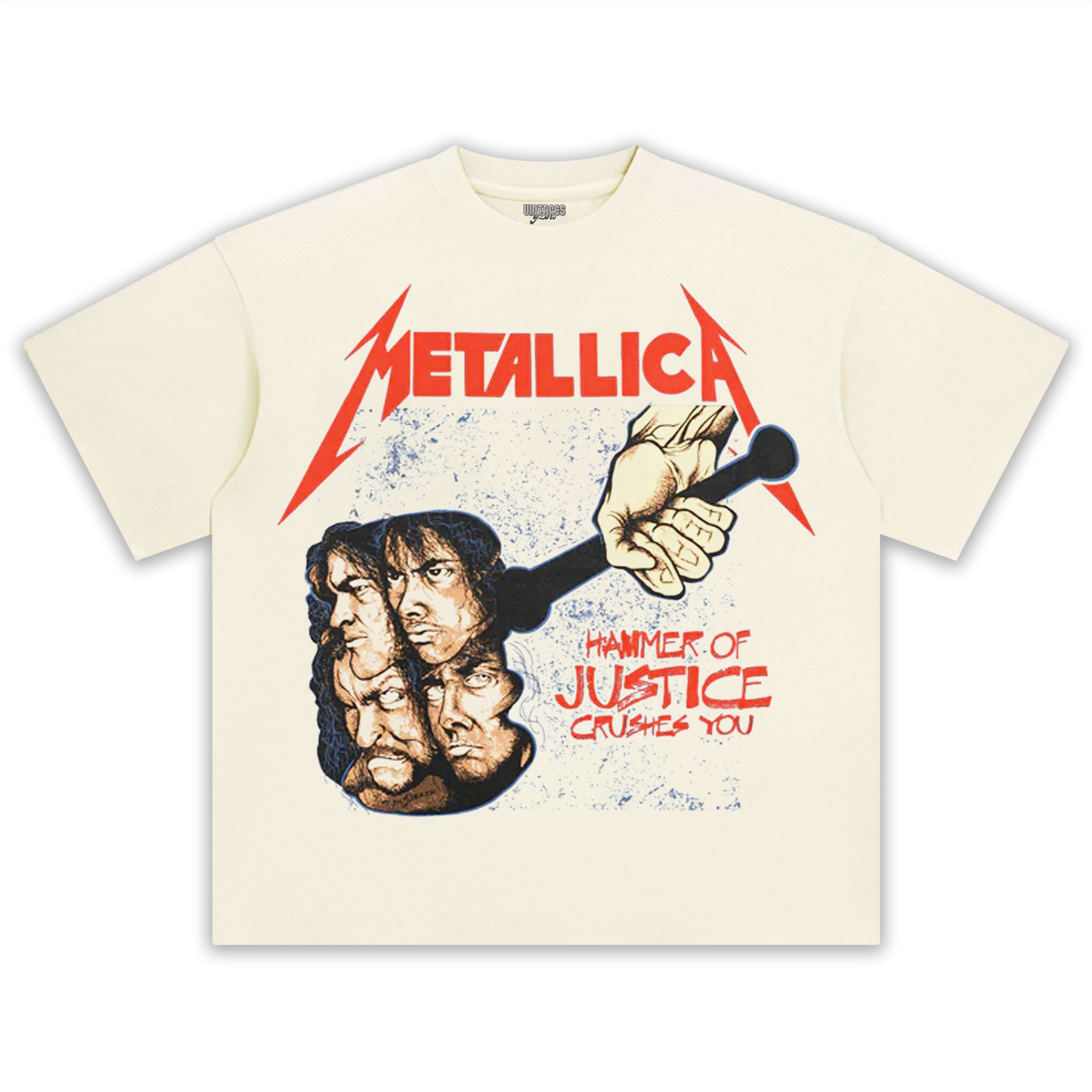 METALLICA HAMMER OF JUSTICE TEE & LS & HOODIE