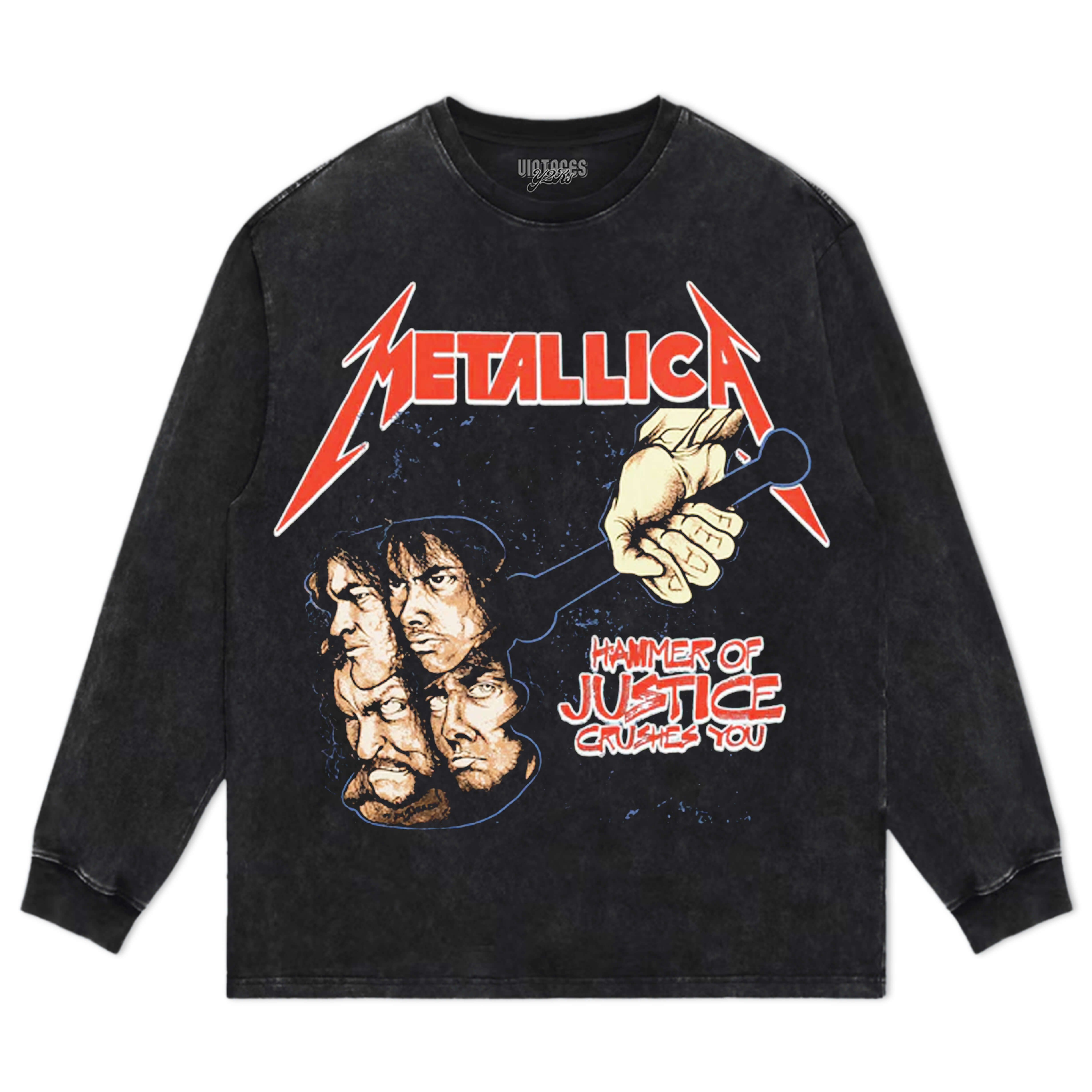 METALLICA HAMMER OF JUSTICE TEE & LS & HOODIE