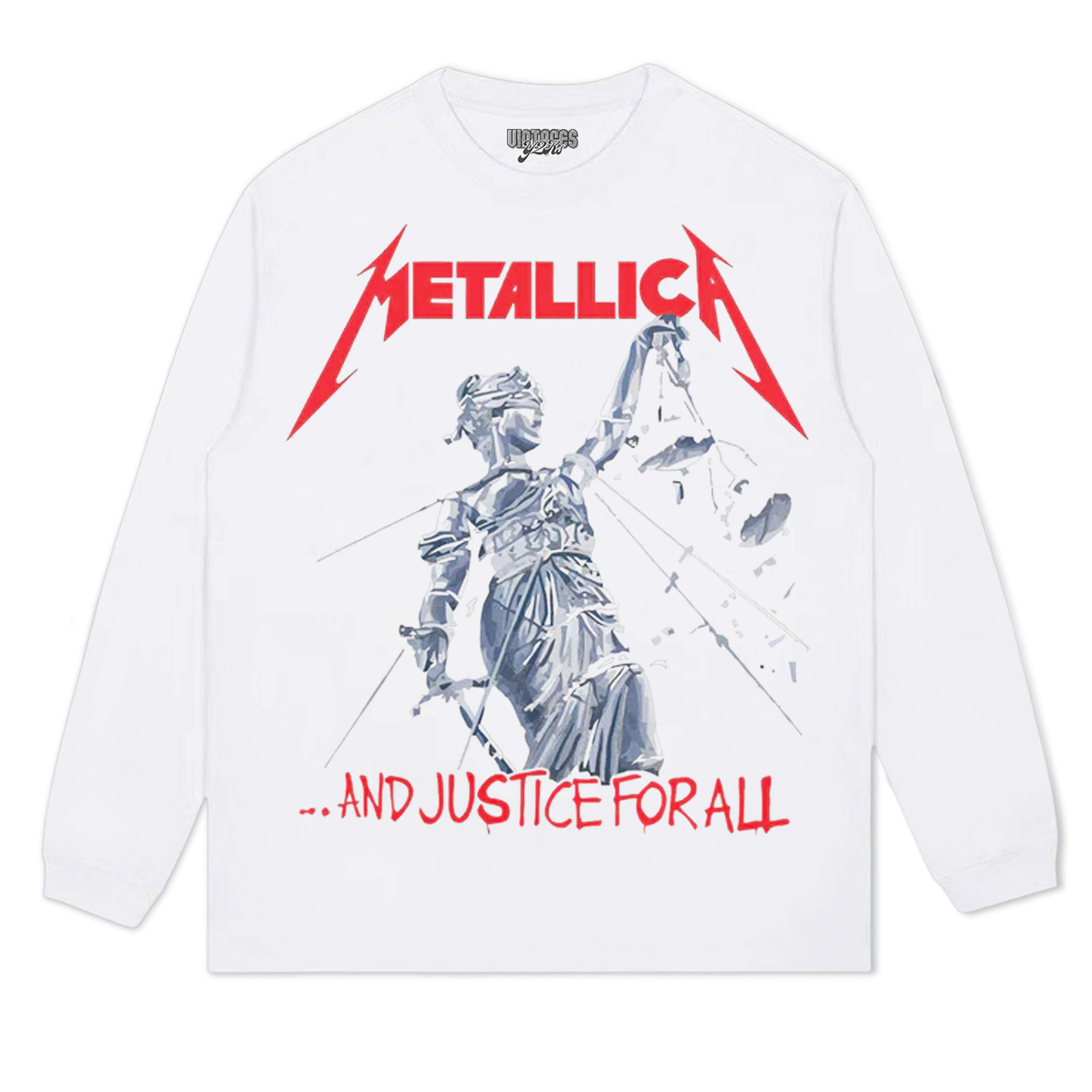 METALLICA JUSTICE FOR ALL TEE & LS & HOODIE