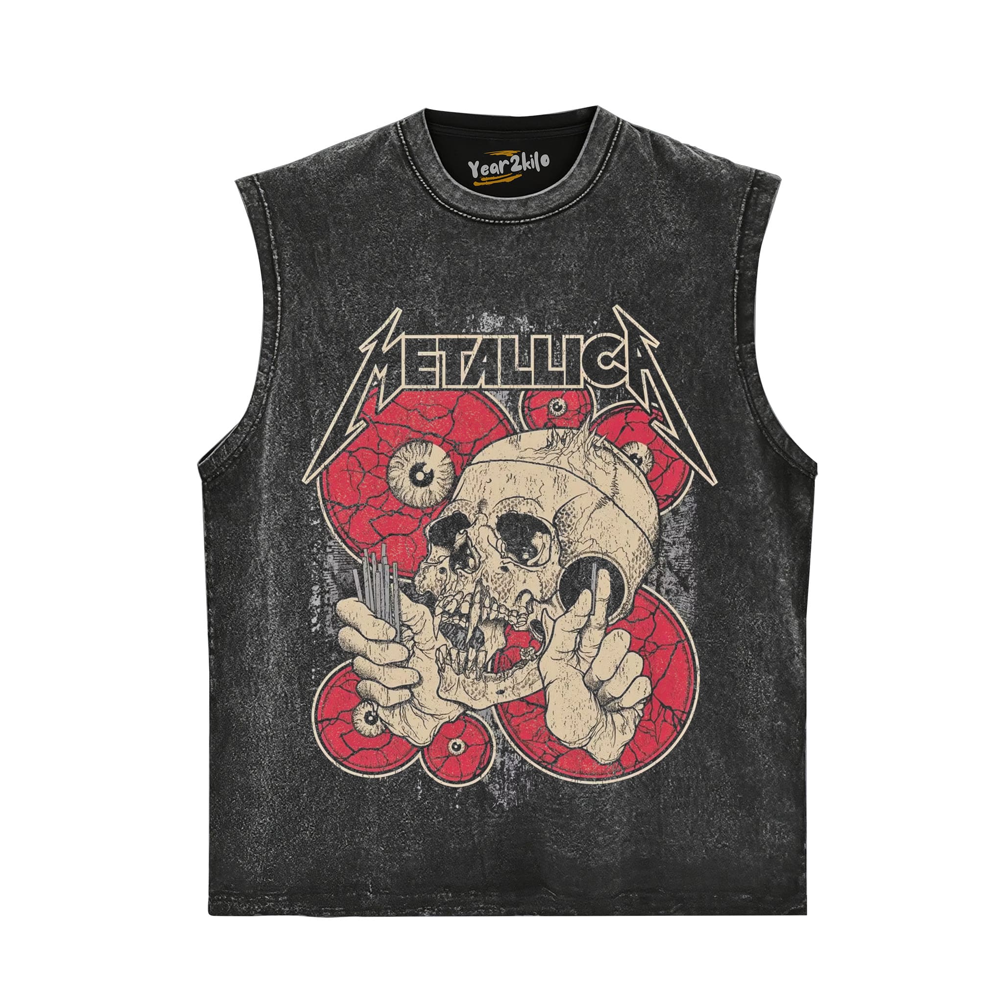 METALLICA VINTAGE ROCK BAND GRAPHIC V5 TANK TOP & TEE & LONG SLEEVE & LAYERED LS & HOODIE