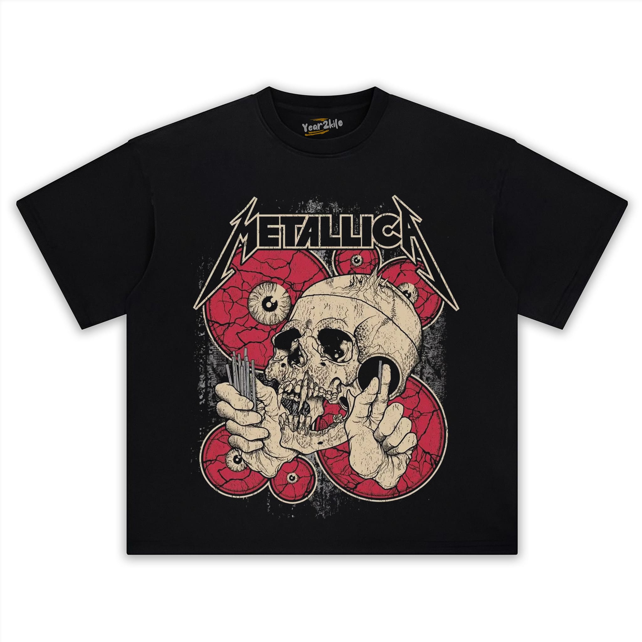METALLICA VINTAGE ROCK BAND GRAPHIC V5 TANK TOP & TEE & LONG SLEEVE & LAYERED LS & HOODIE
