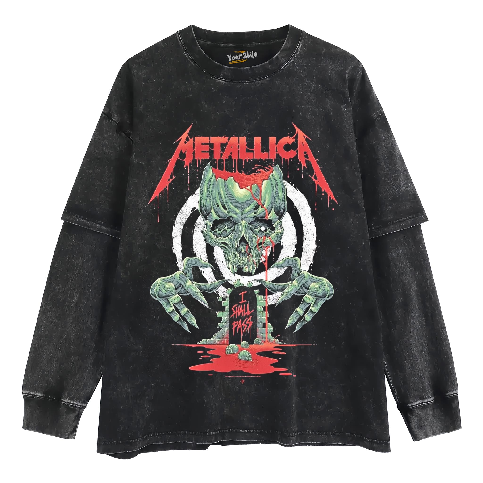 METALLICA VINTAGE ROCK BAND GRAPHIC V6 TANK TOP & TEE & LONG SLEEVE & LAYERED LS & HOODIE