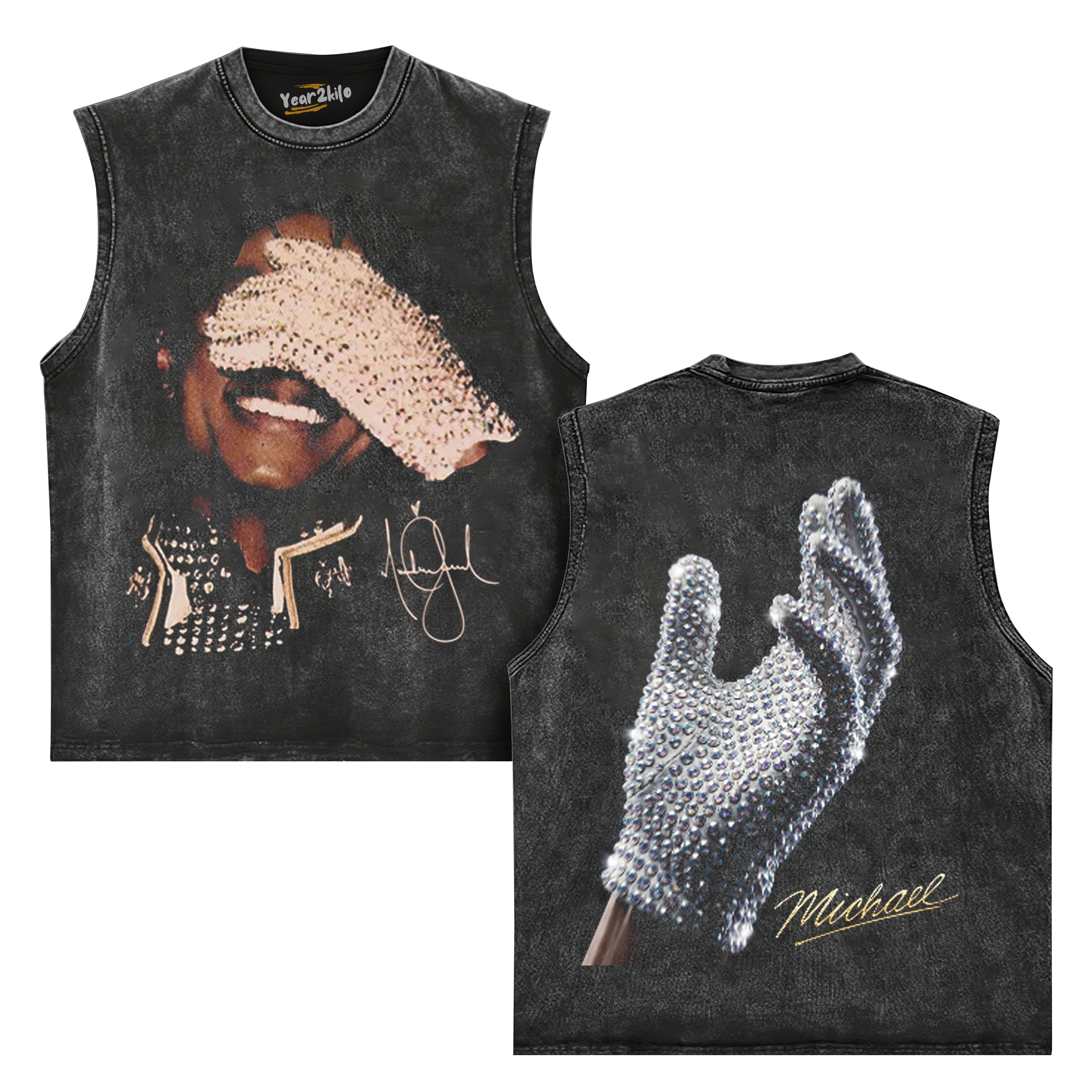 MICHAEL JACKSON GLOVE TANK TOP & TEE