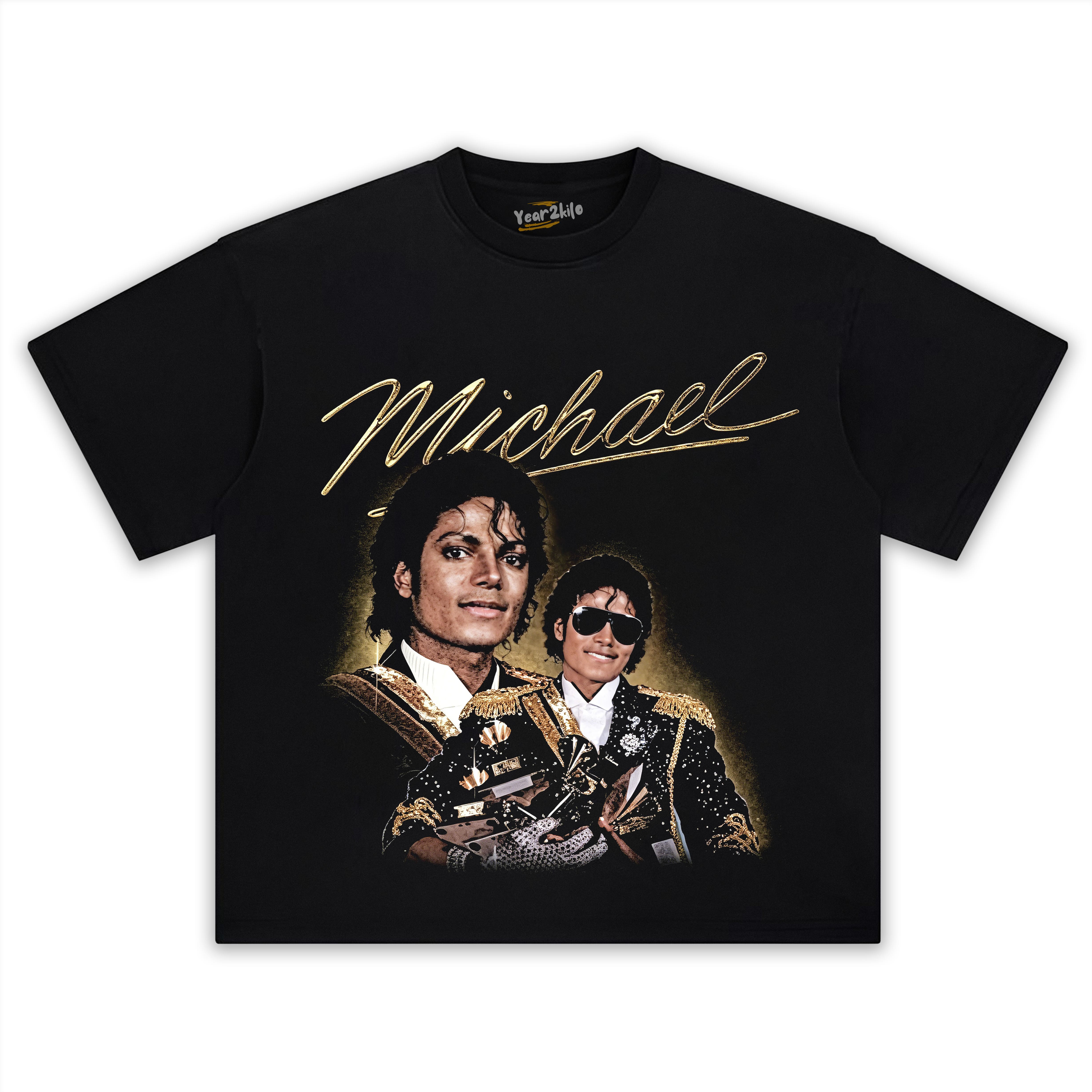 MICHAEL JACKSON KING OF POP V2 TANK TOP & TEE & LONG SLEEVE & LAYERED LS & HOODIE