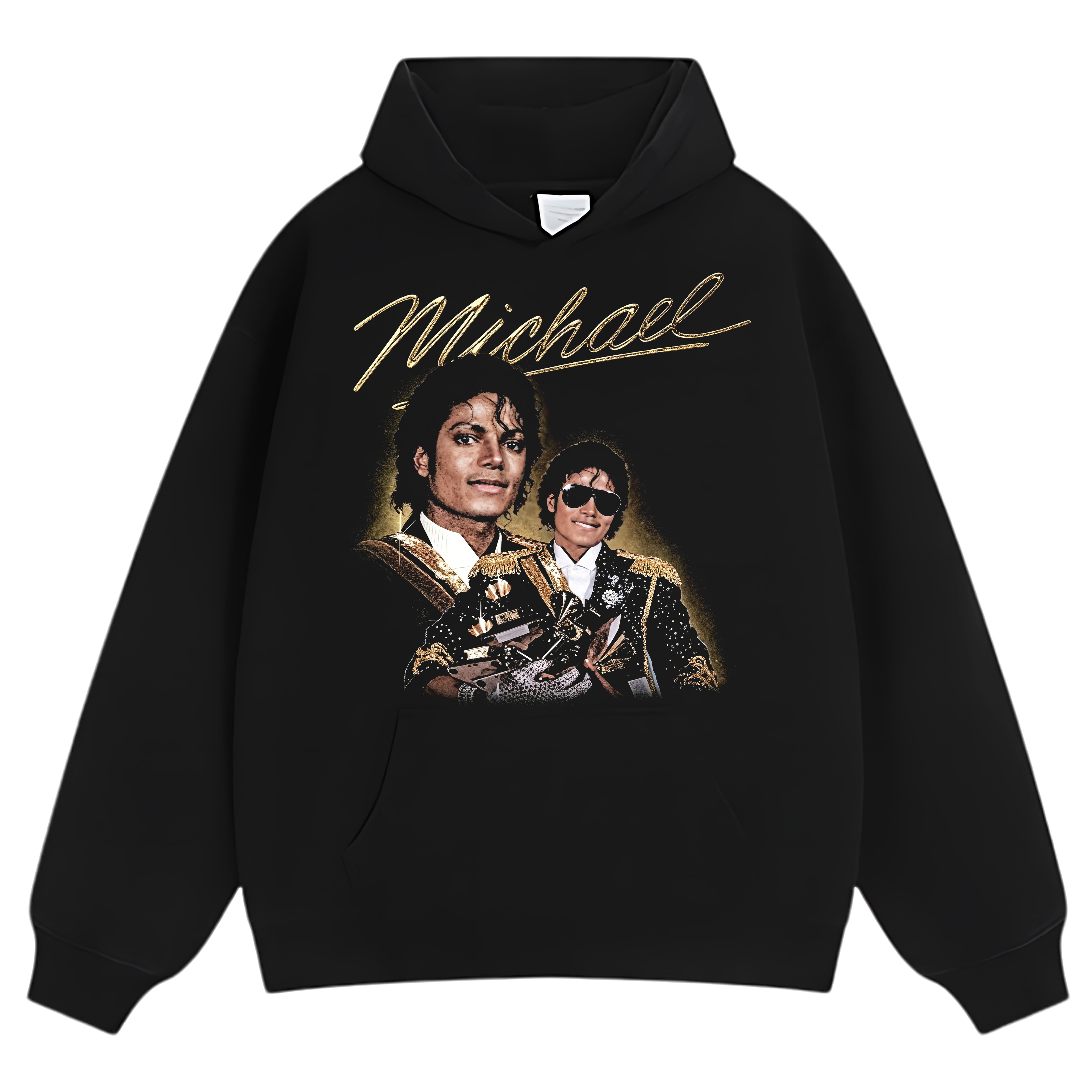 MICHAEL JACKSON KING OF POP V2 TANK TOP & TEE & LONG SLEEVE & LAYERED LS & HOODIE