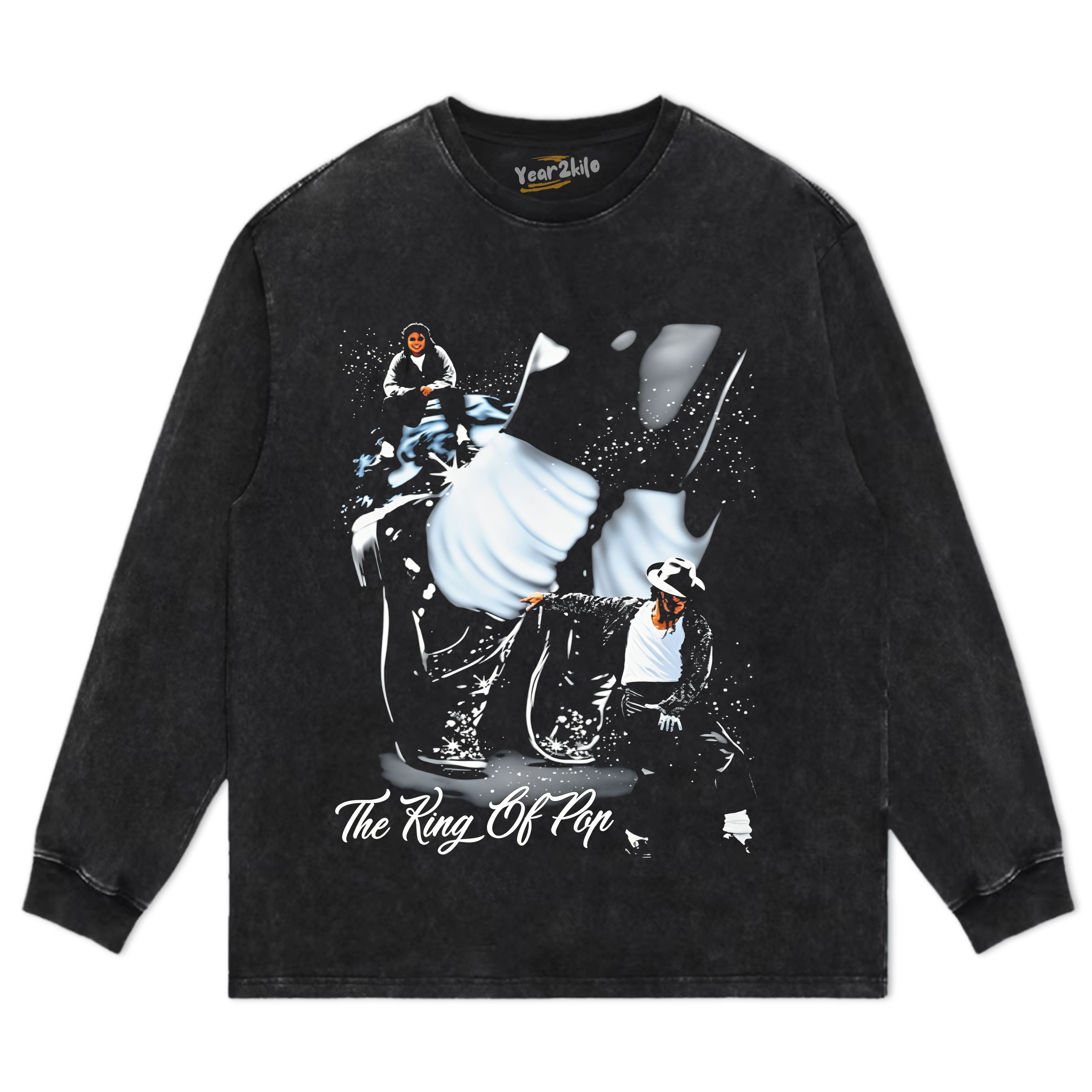 MICHAEL JACKSON KING OF POP V3 TANK TOP & TEE & LONG SLEEVE & LAYERED LS & HOODIE