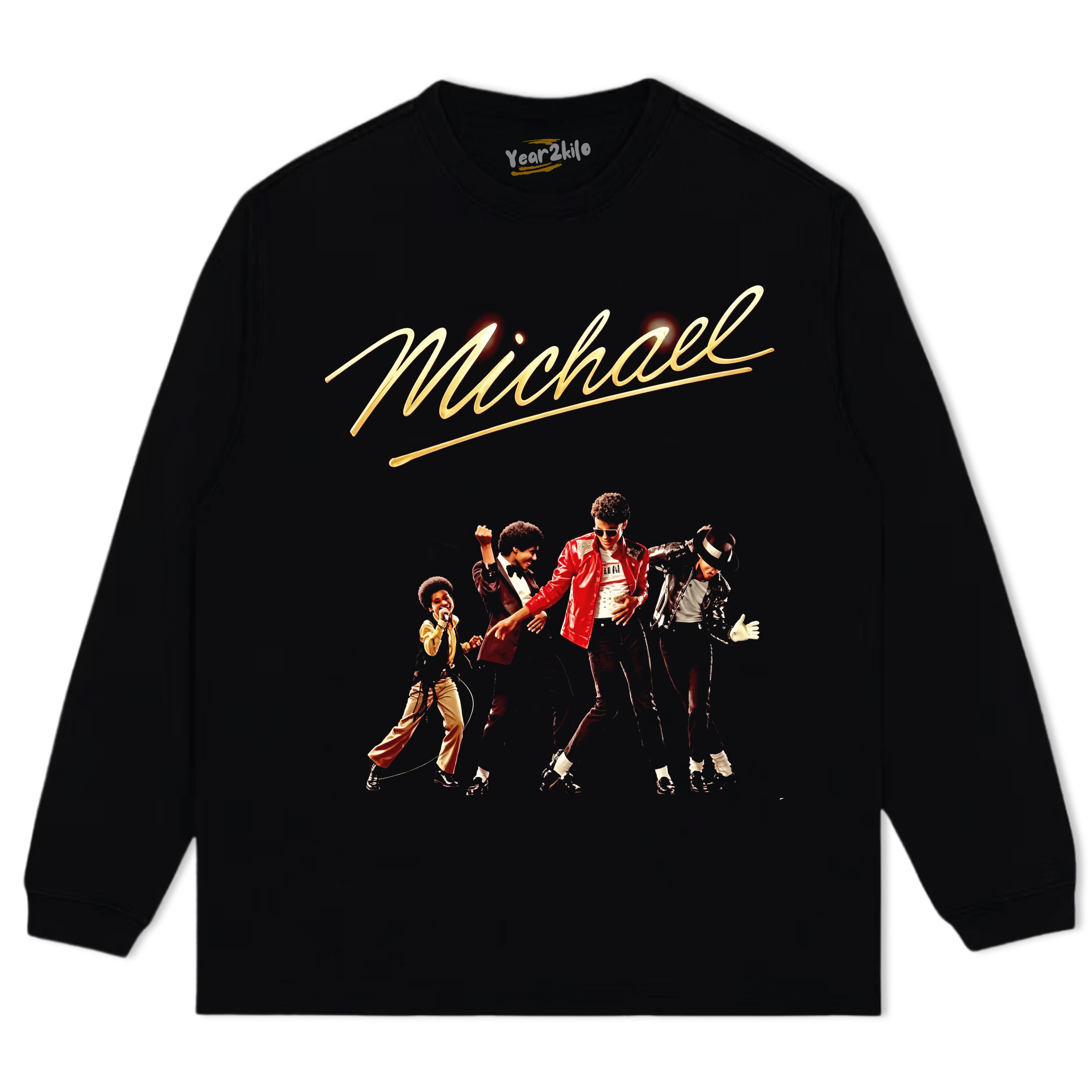 MICHAEL JACKSON KING OF POP V4 TANK TOP & TEE & LONG SLEEVE & LAYERED LS & HOODIE