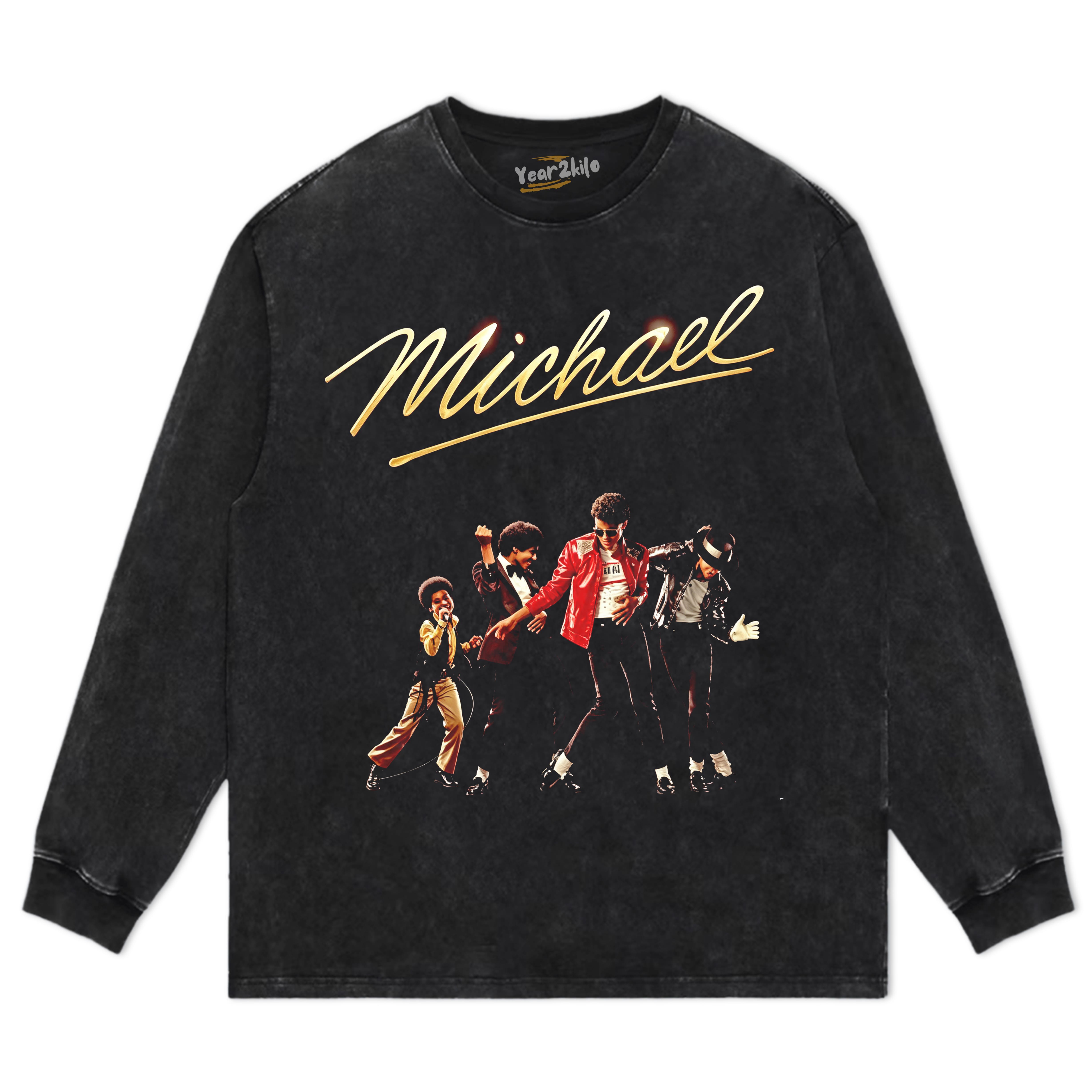 MICHAEL JACKSON KING OF POP V4 TANK TOP & TEE & LONG SLEEVE & LAYERED LS & HOODIE