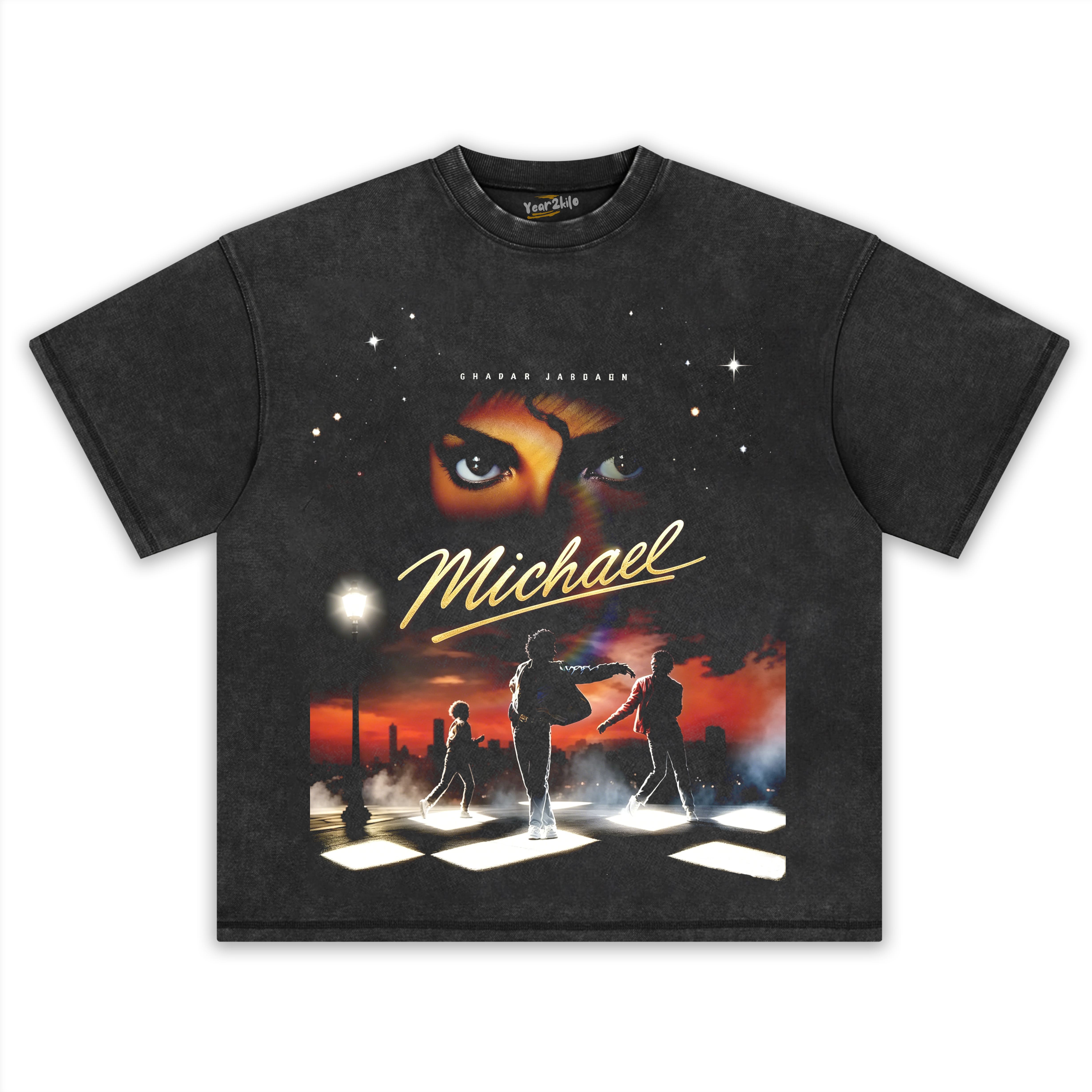 MICHAEL JACKSON KING OF POP V5 TANK TOP & TEE & LONG SLEEVE & LAYERED LS & HOODIE
