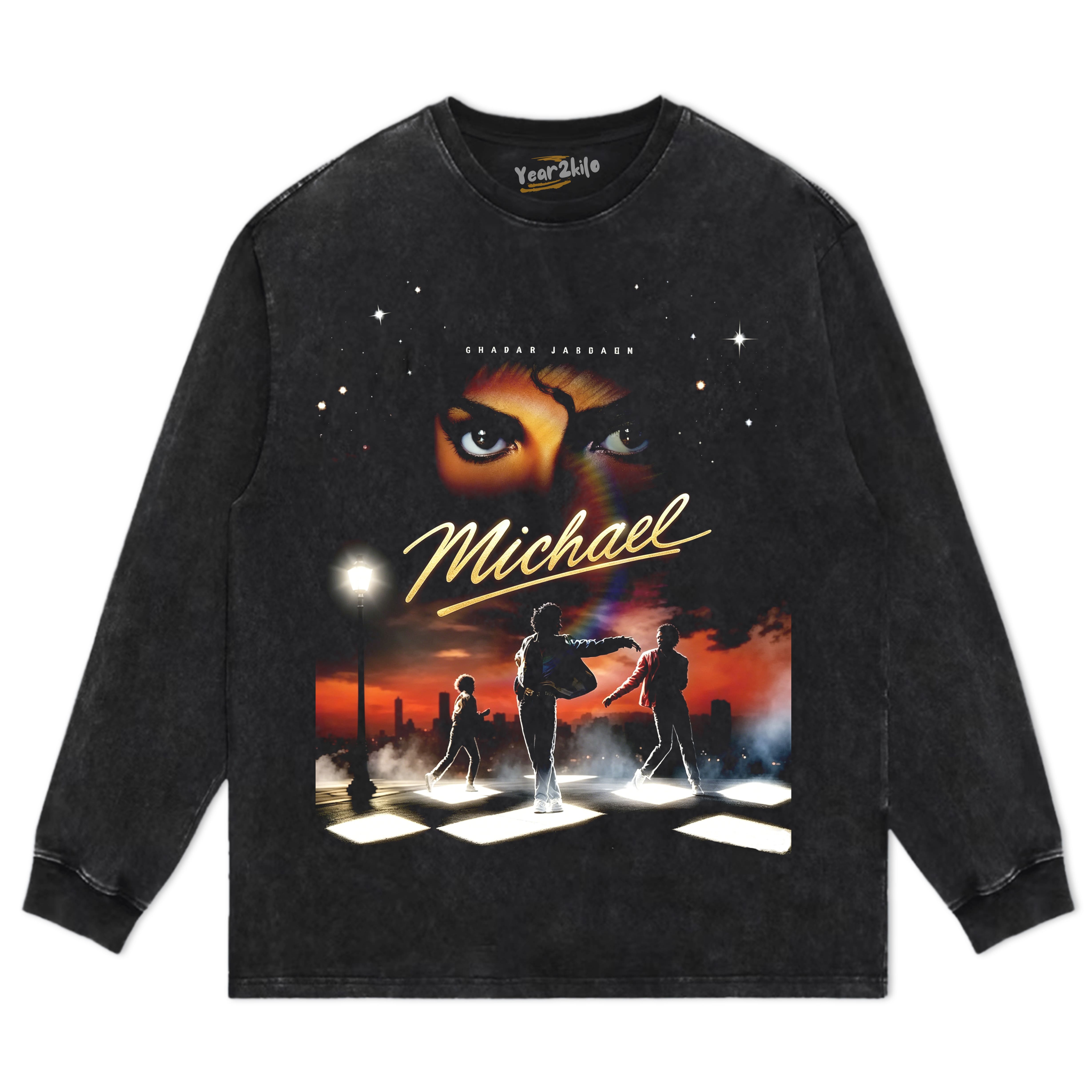 MICHAEL JACKSON KING OF POP V5 TANK TOP & TEE & LONG SLEEVE & LAYERED LS & HOODIE