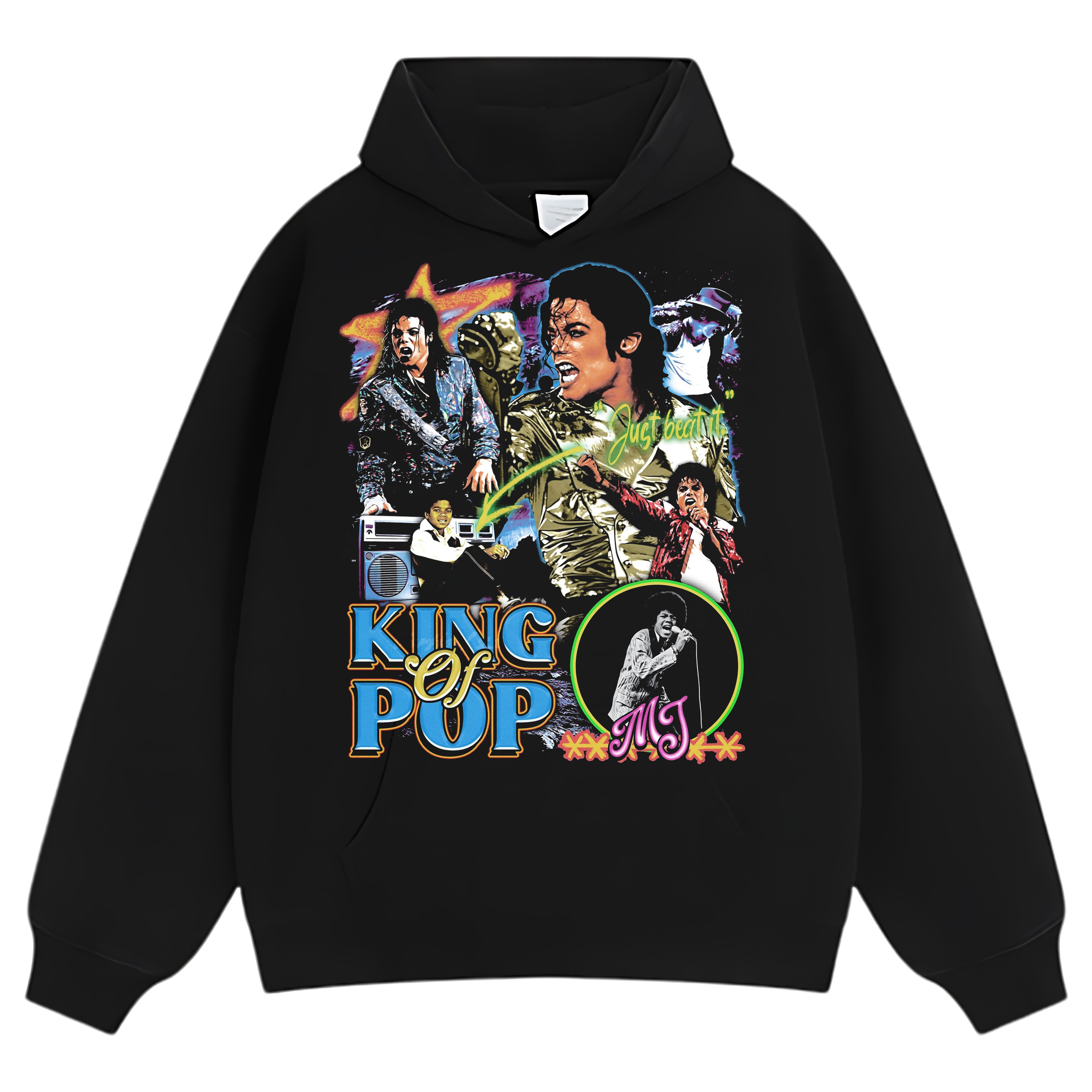 MICHAEL JACKSON VINTAGE STYLE V2 TEE & LS & HOODIE