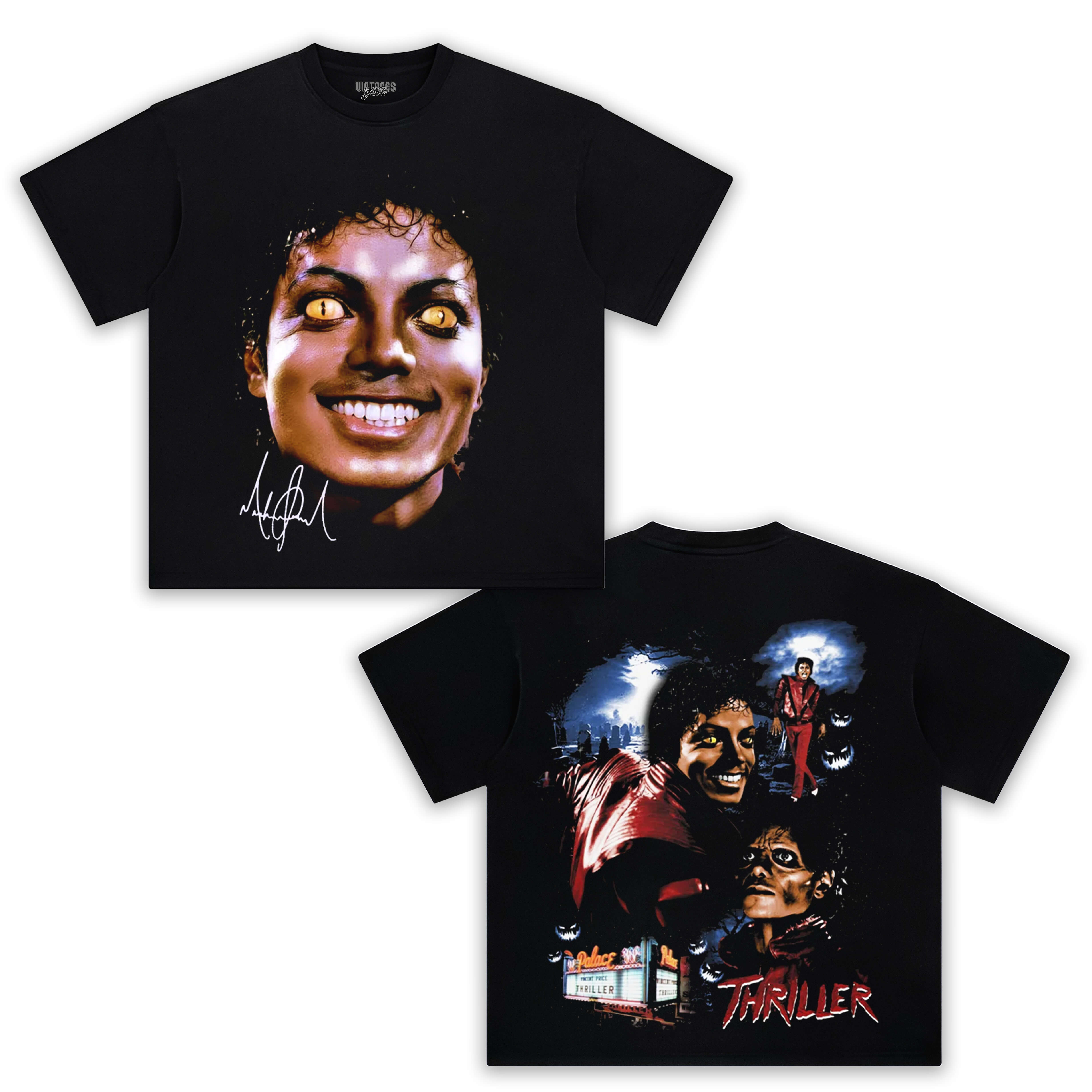 MICHAEL JACKSON & THRILLER V2 TEE