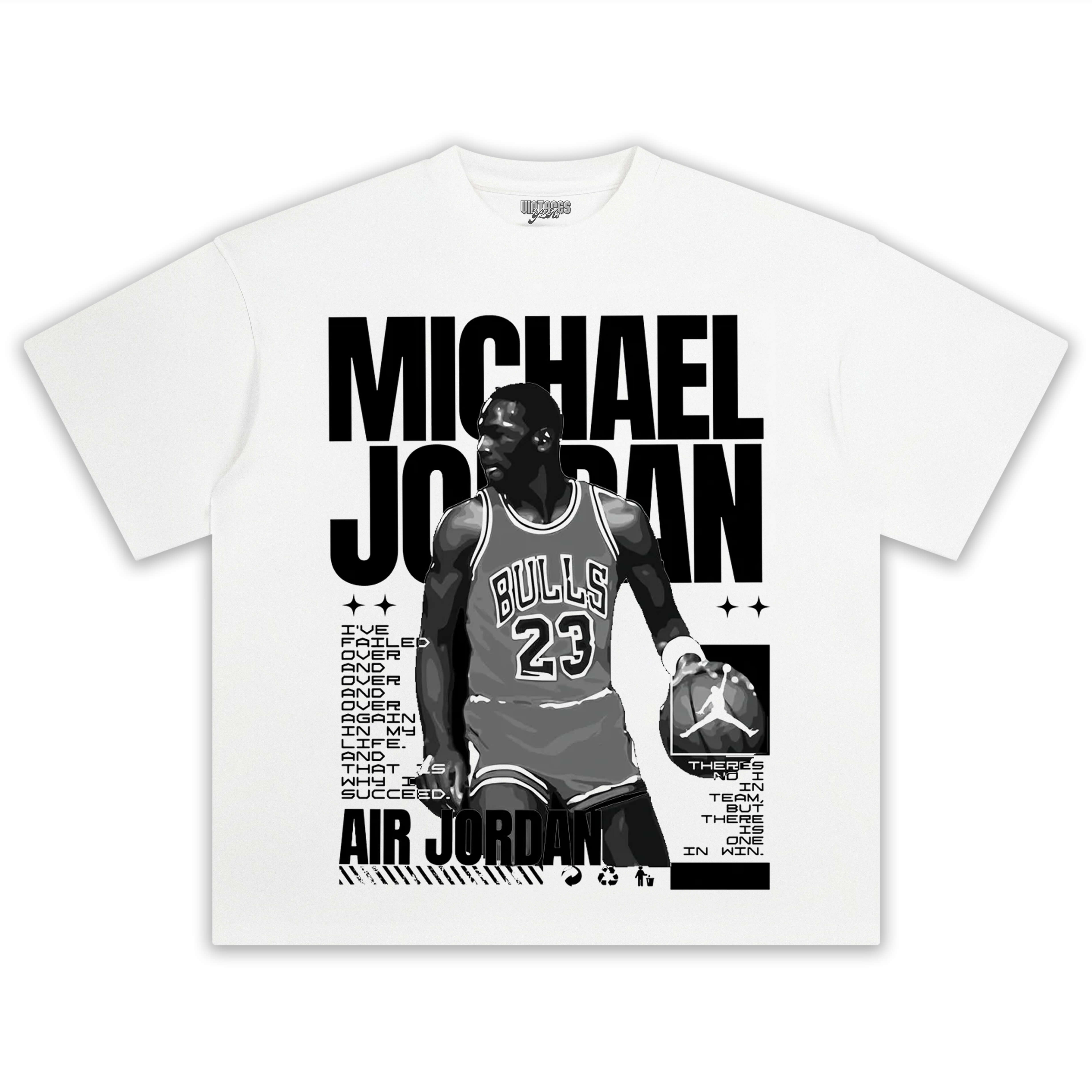 MICHAEL JORDAN VINTAGE TEE V4 & LS & HOODIE