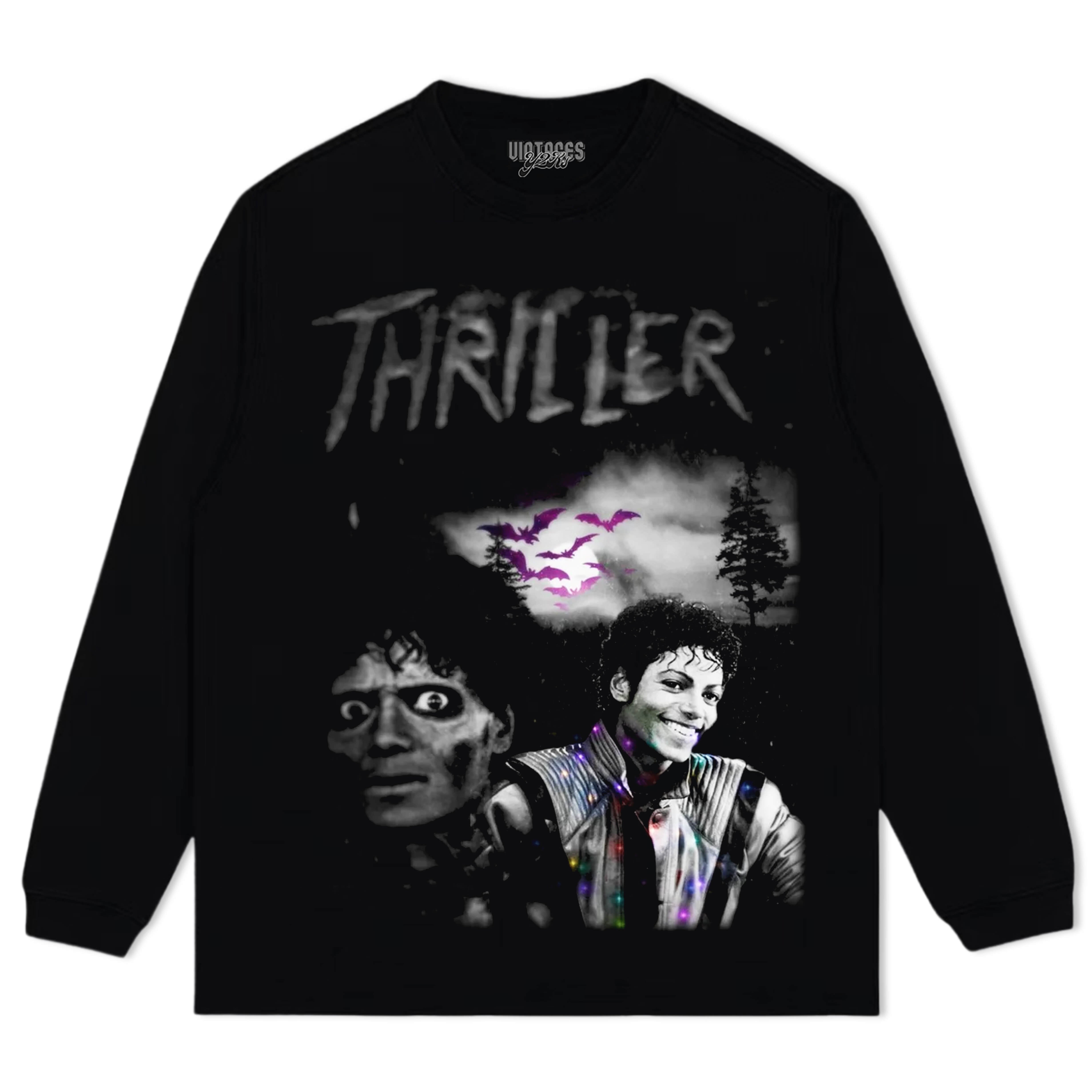 MICHAEL JACKSON & THRILLER V3 TEE & LS & HOODIE