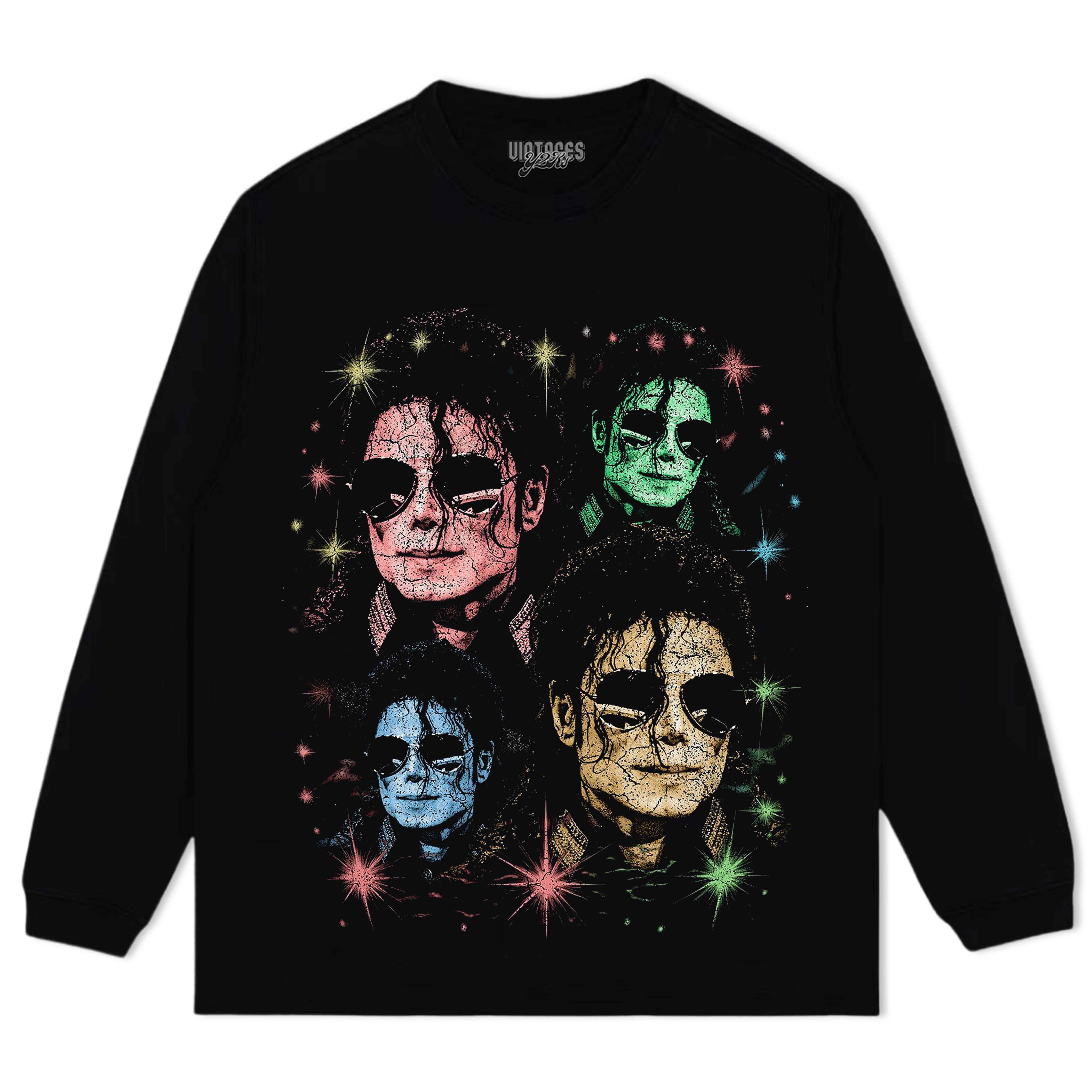MICHAEL JACKSON VINTAGE STYLE V3 TEE & LS & HOODIE