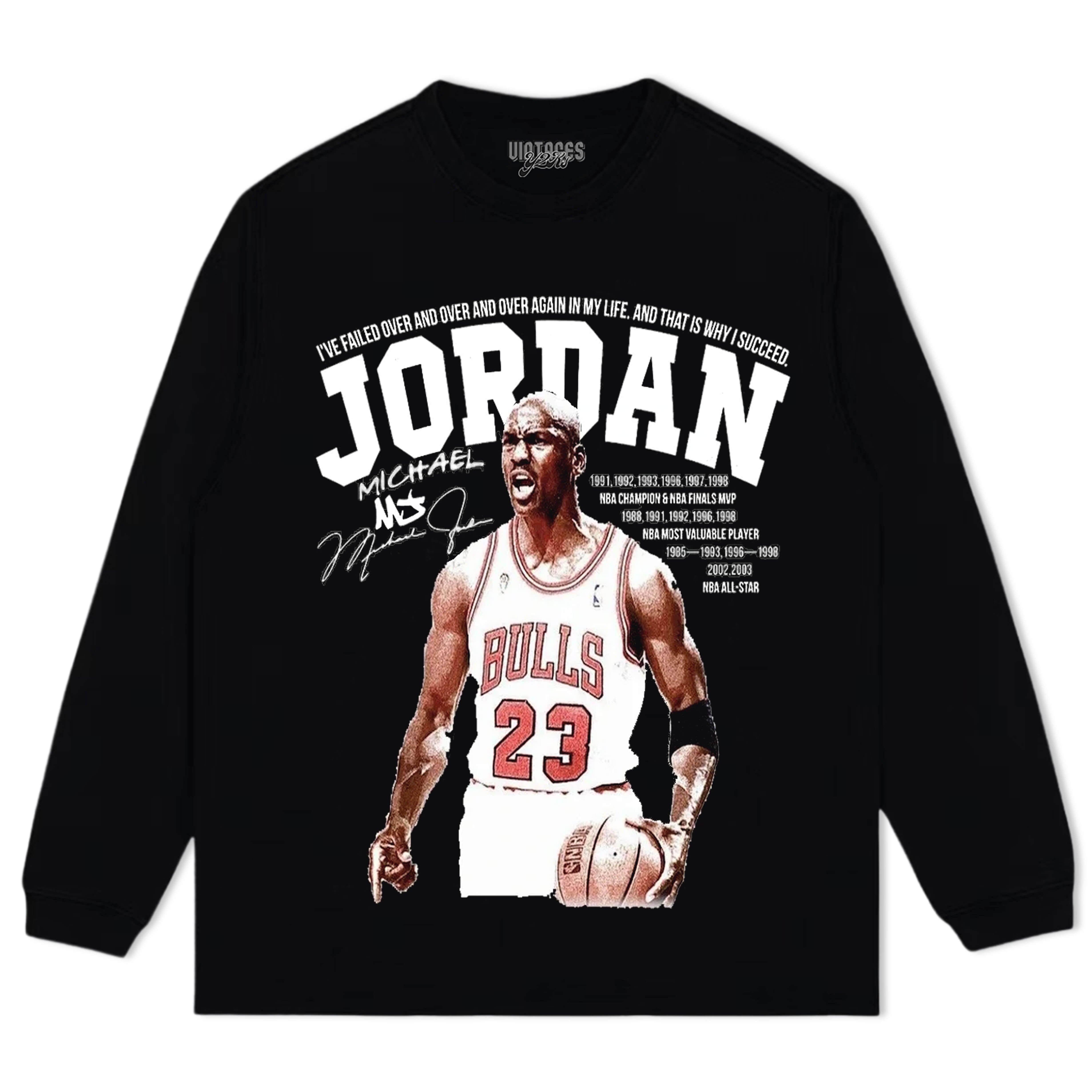 MICHAEL JORDAN VINTAGE TEE V3 & LS & HOODIE