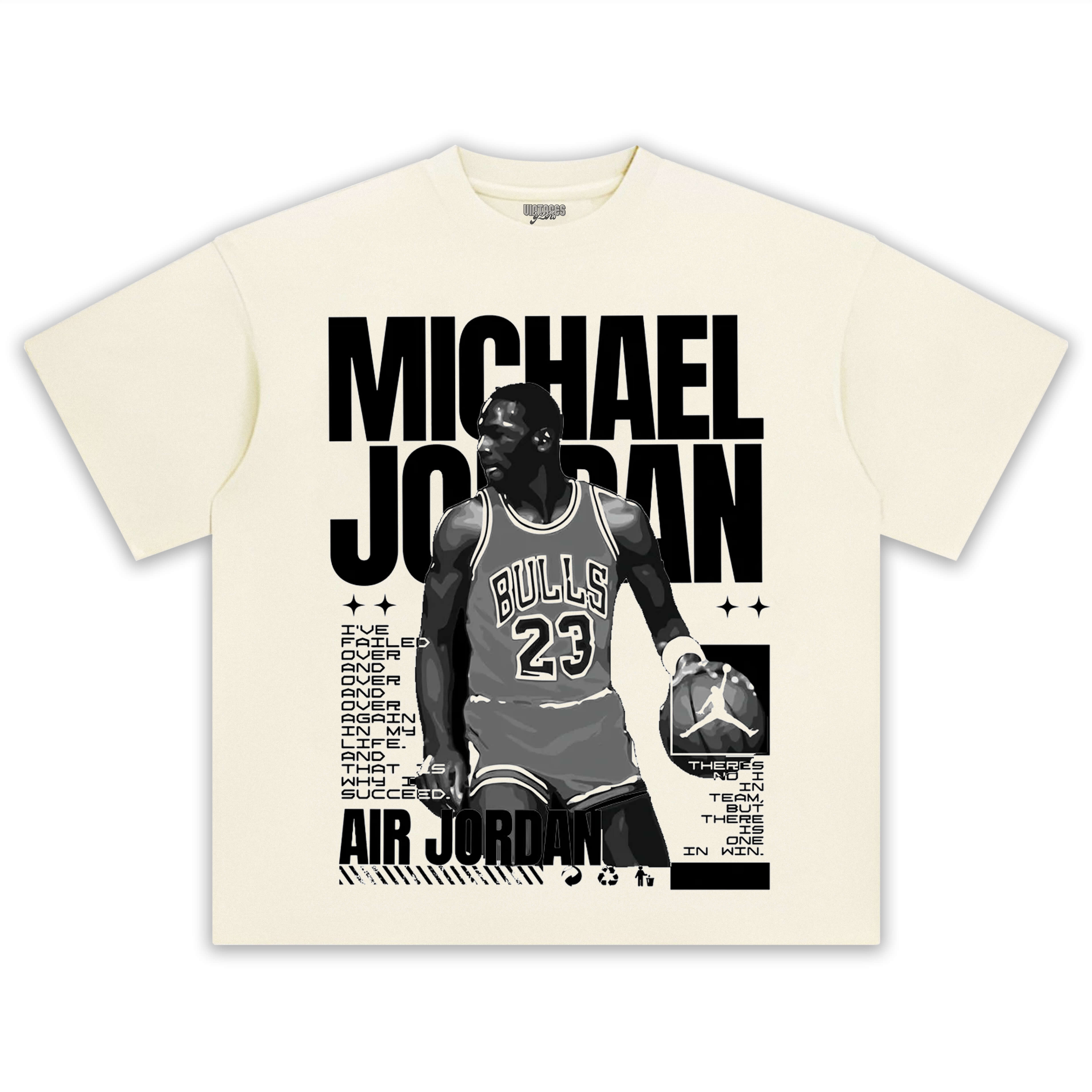 MICHAEL JORDAN VINTAGE TEE V4 & LS & HOODIE