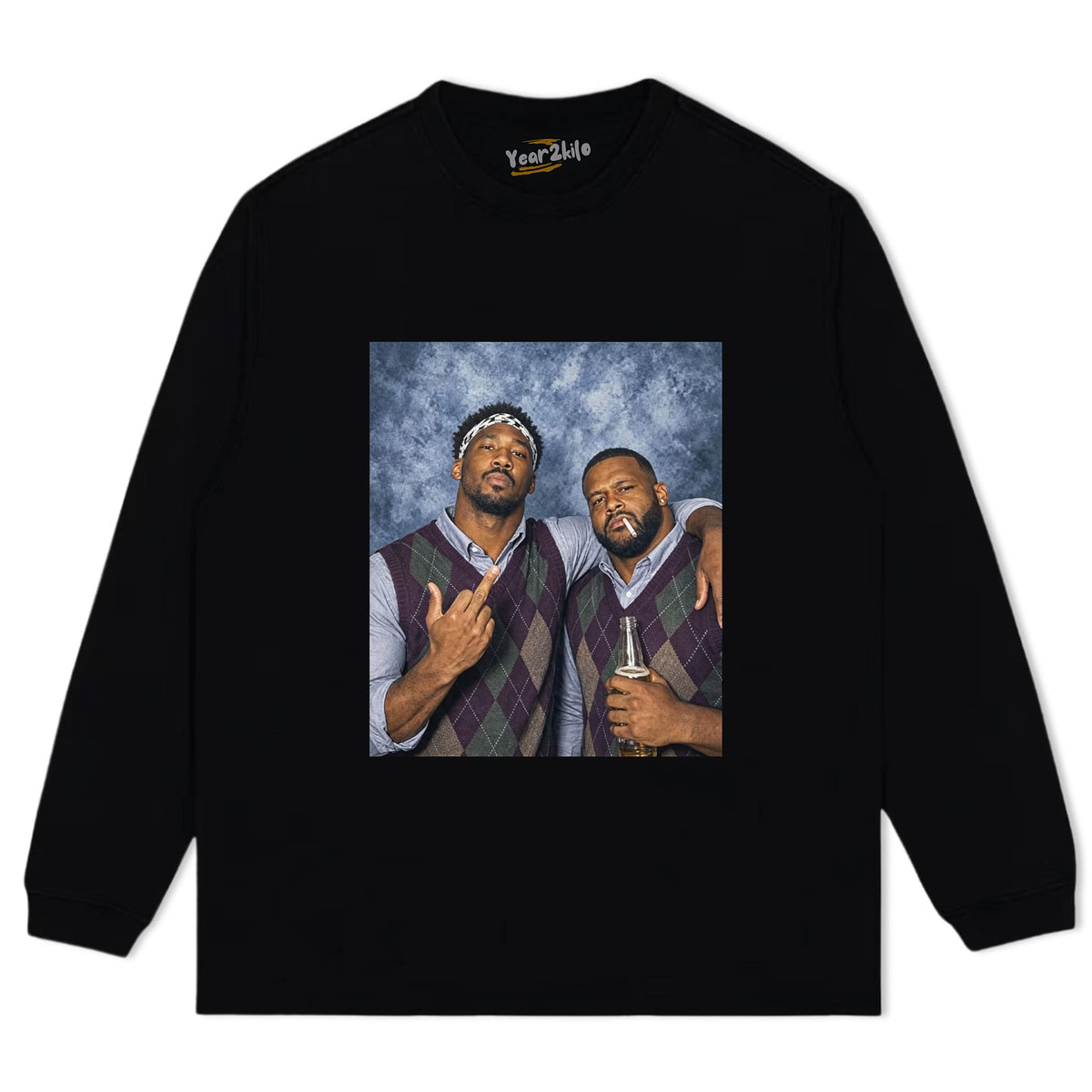 MIDDLE FINGER & MYLES GARRETT LA RAMS FOOTBALL V4 TANK TOP & TEE & LONG SLEEVE & LAYERED LS & HOODIE