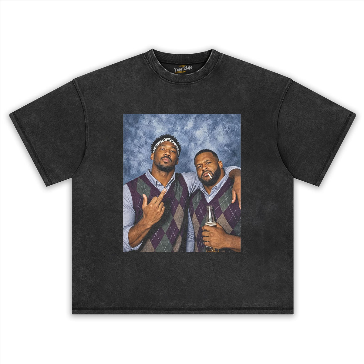 MIDDLE FINGER & MYLES GARRETT LA RAMS FOOTBALL V4 TANK TOP & TEE & LONG SLEEVE & LAYERED LS & HOODIE
