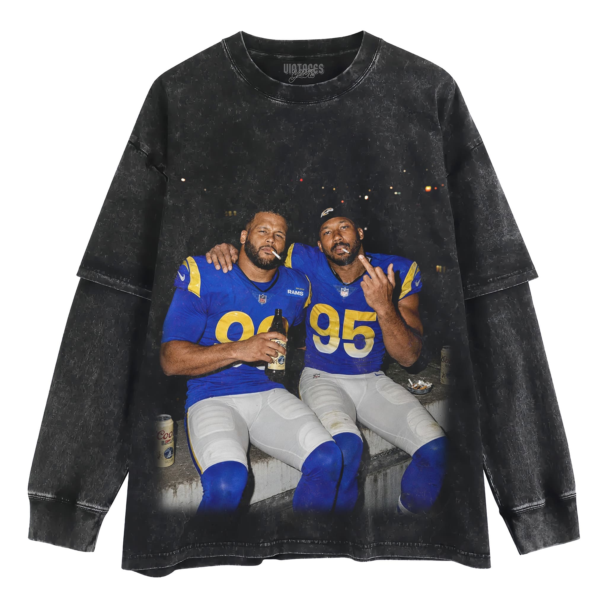 MIDDLE FINGER & MYLES GARRETT TANK TOP & TEE & LONG SLEEVE & LAYERED LS & HOODIE
