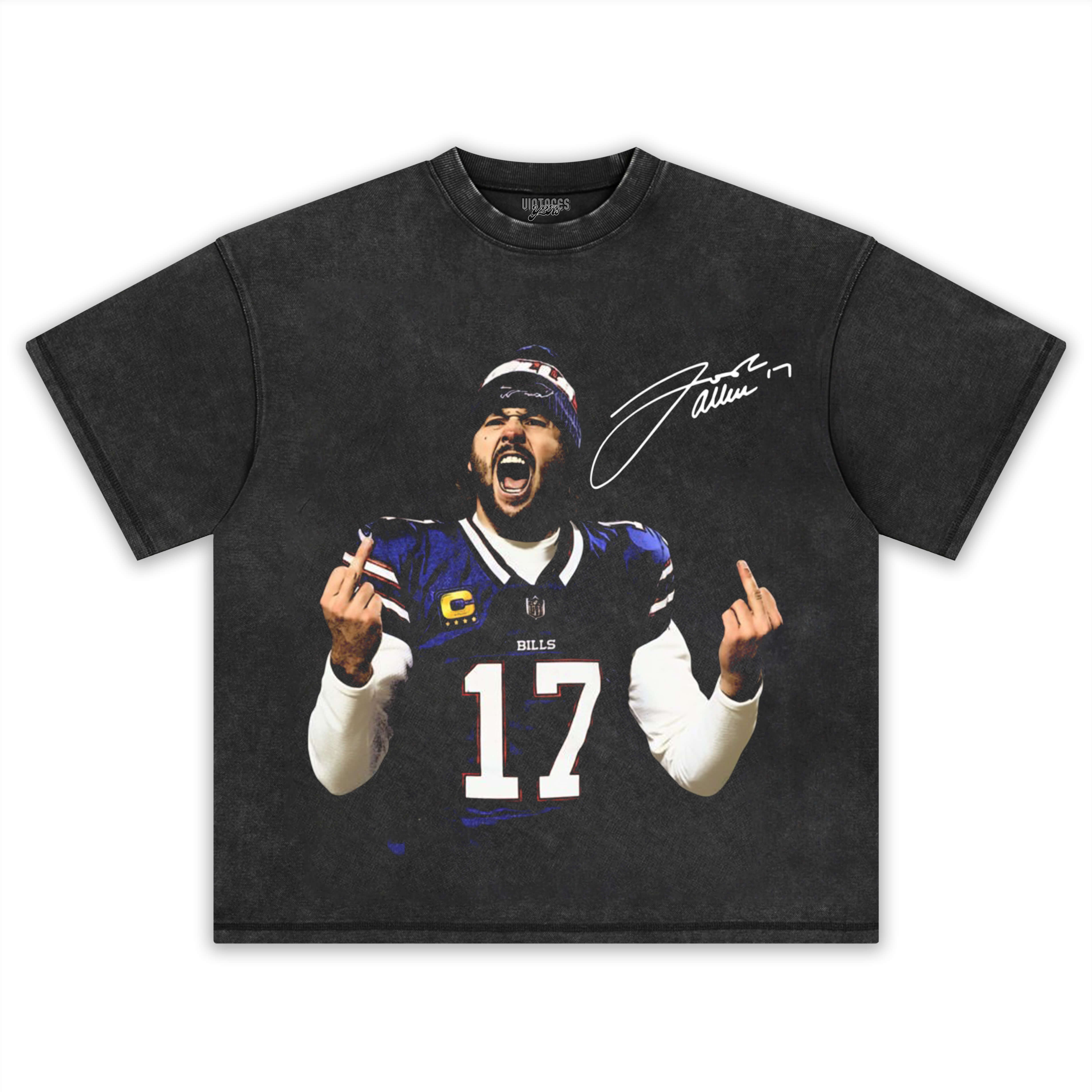 MIDLE FINGER JOSH ALLEN TEE & LS & HOODIE