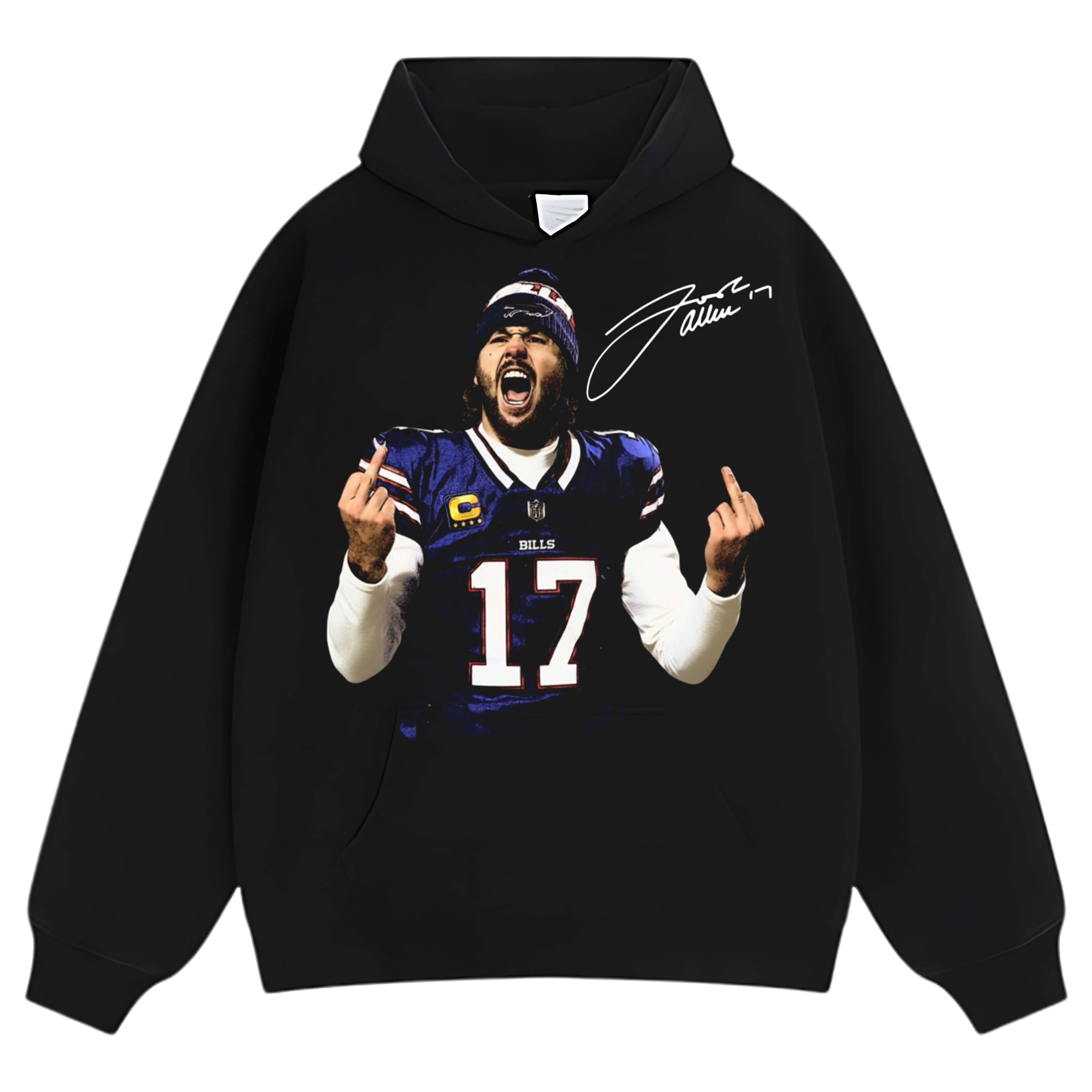 MIDLE FINGER JOSH ALLEN TEE & LS & HOODIE