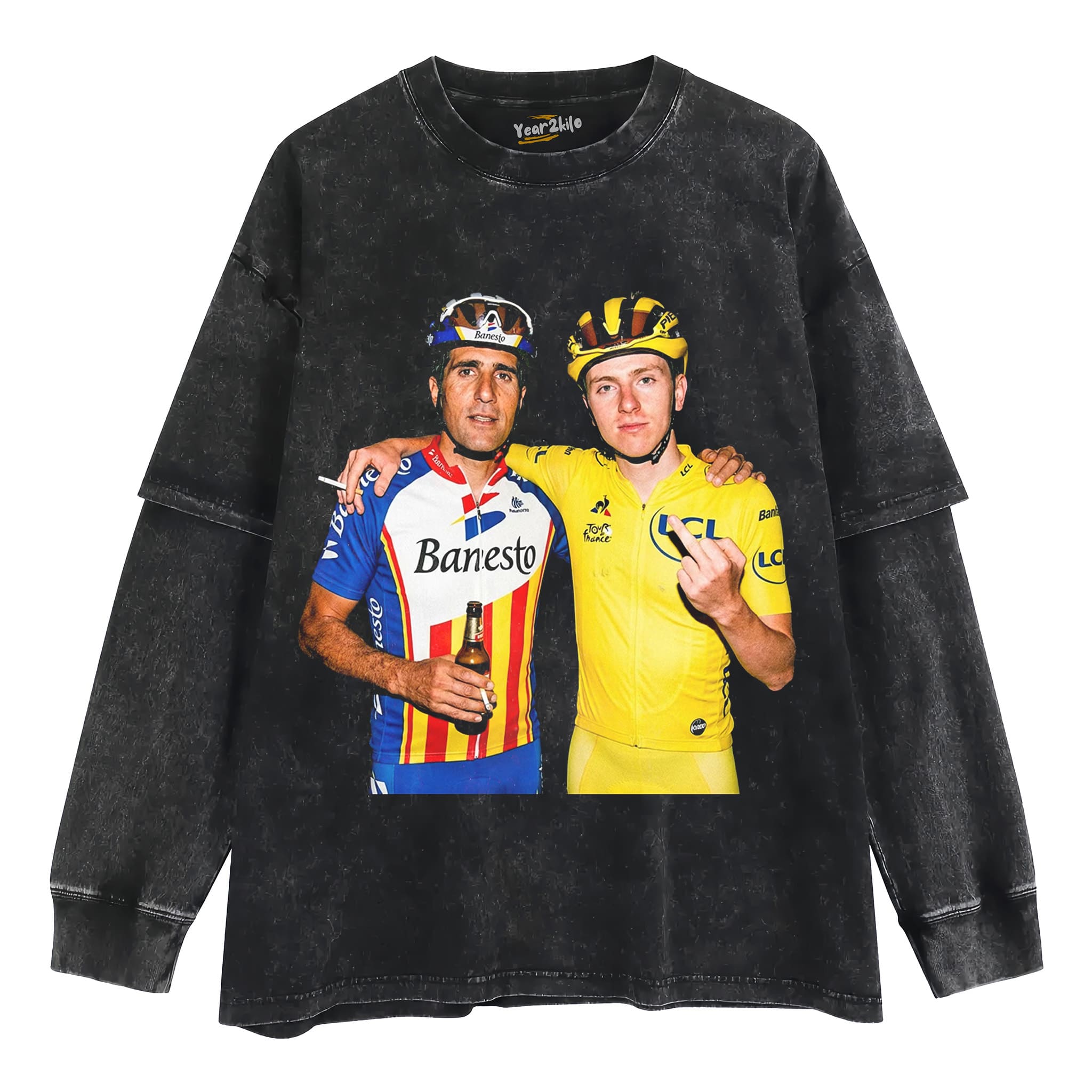 MIGUEL INDURAIN & TADEJ POGAČAR 2026 V1 TANK TOP & TEE & LONG SLEEVE & LAYERED LS & HOODIE