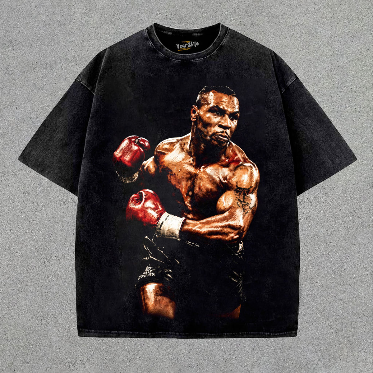 MIKE TYSON KNOCKOUT POWER TANK TOP & TEE & LONG SLEEVE & LAYERED LS & HOODIE