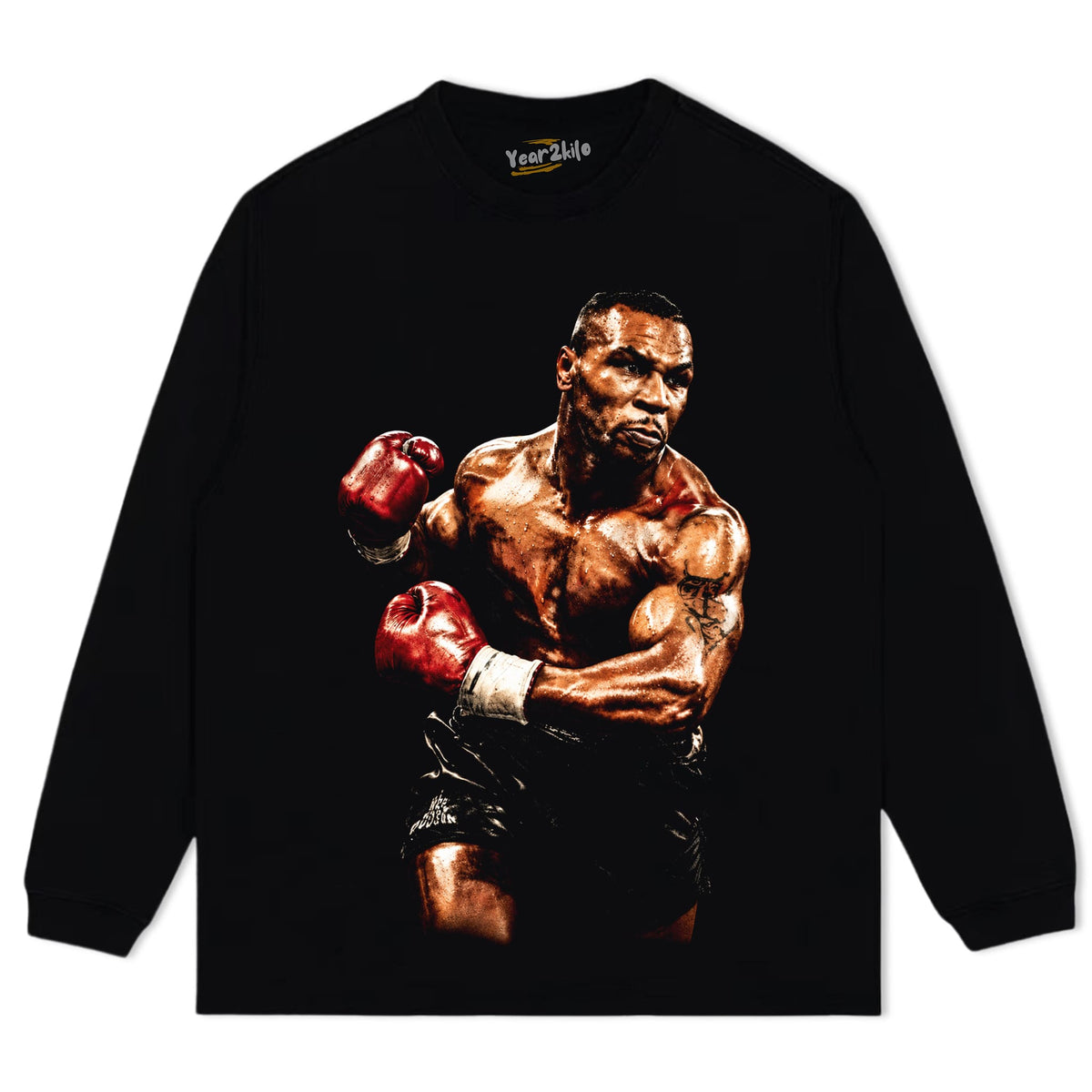 MIKE TYSON KNOCKOUT POWER TANK TOP & TEE & LONG SLEEVE & LAYERED LS & HOODIE