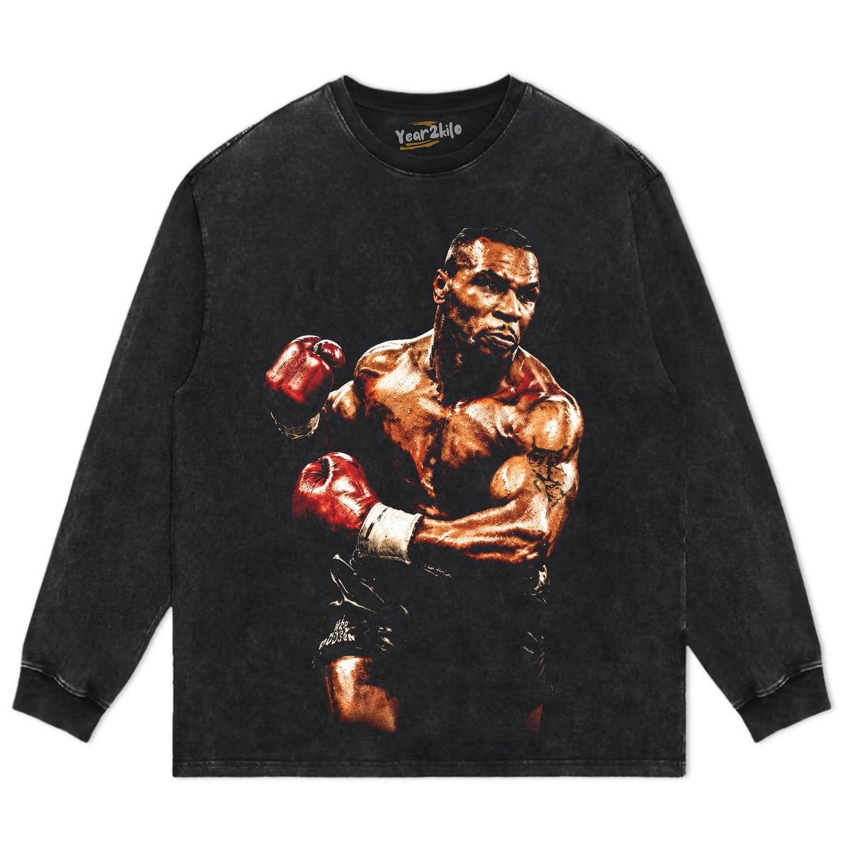 MIKE TYSON KNOCKOUT POWER TANK TOP & TEE & LONG SLEEVE & LAYERED LS & HOODIE