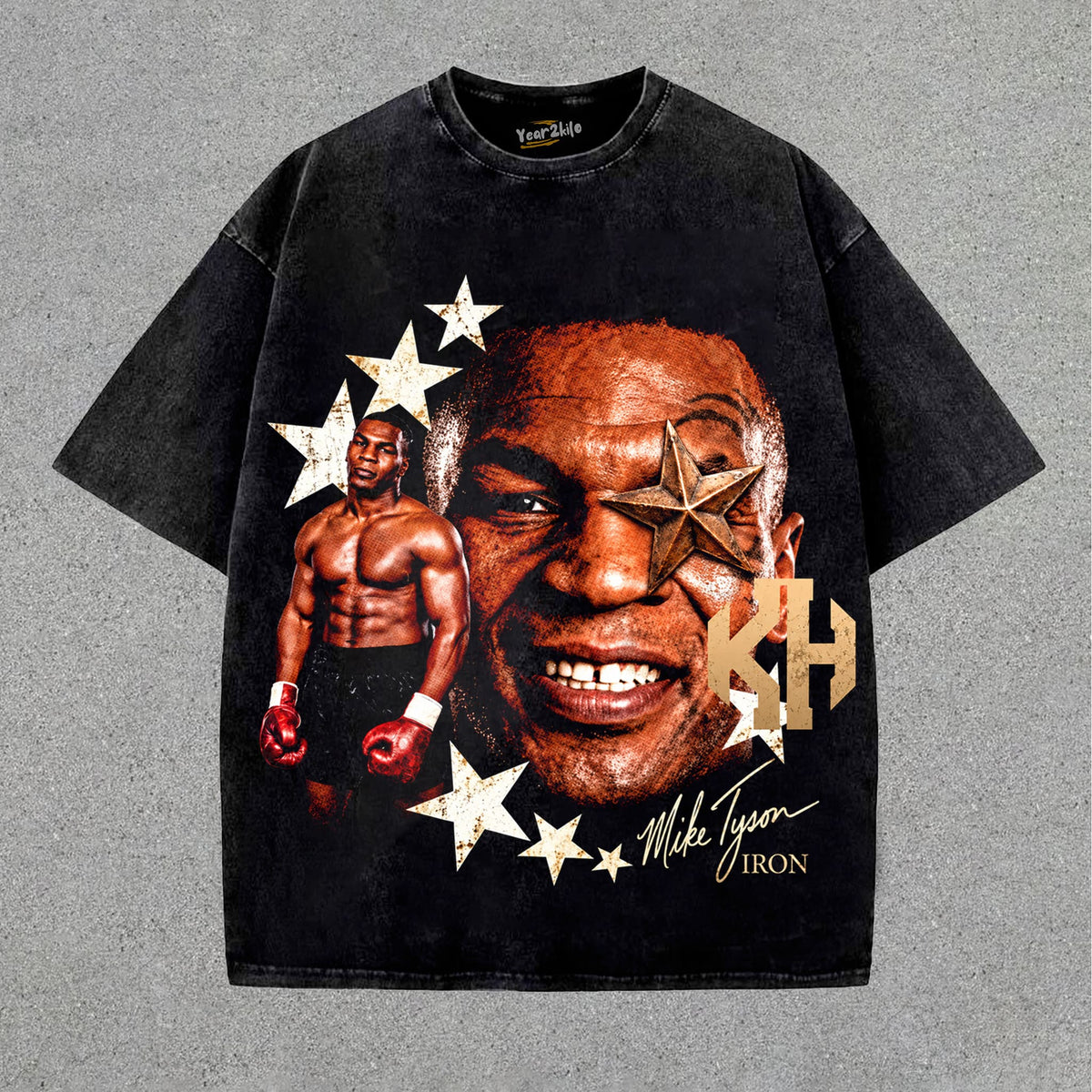 MIKE TYSON SMILING FACE COLLAGE TANK TOP & TEE & LONG SLEEVE & LAYERED LS & HOODIE
