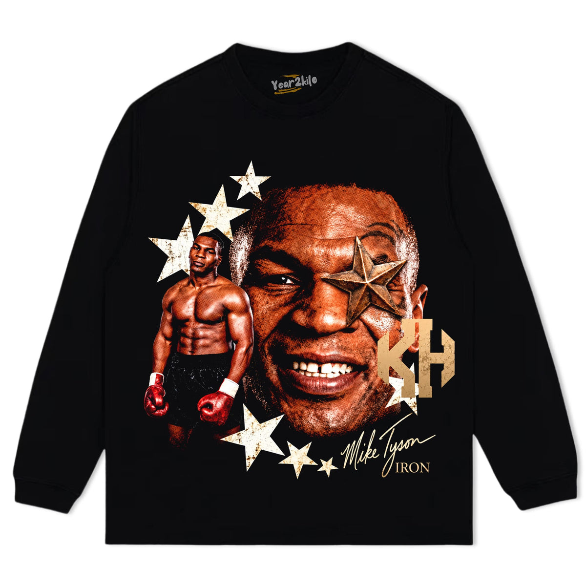MIKE TYSON SMILING FACE COLLAGE TANK TOP & TEE & LONG SLEEVE & LAYERED LS & HOODIE