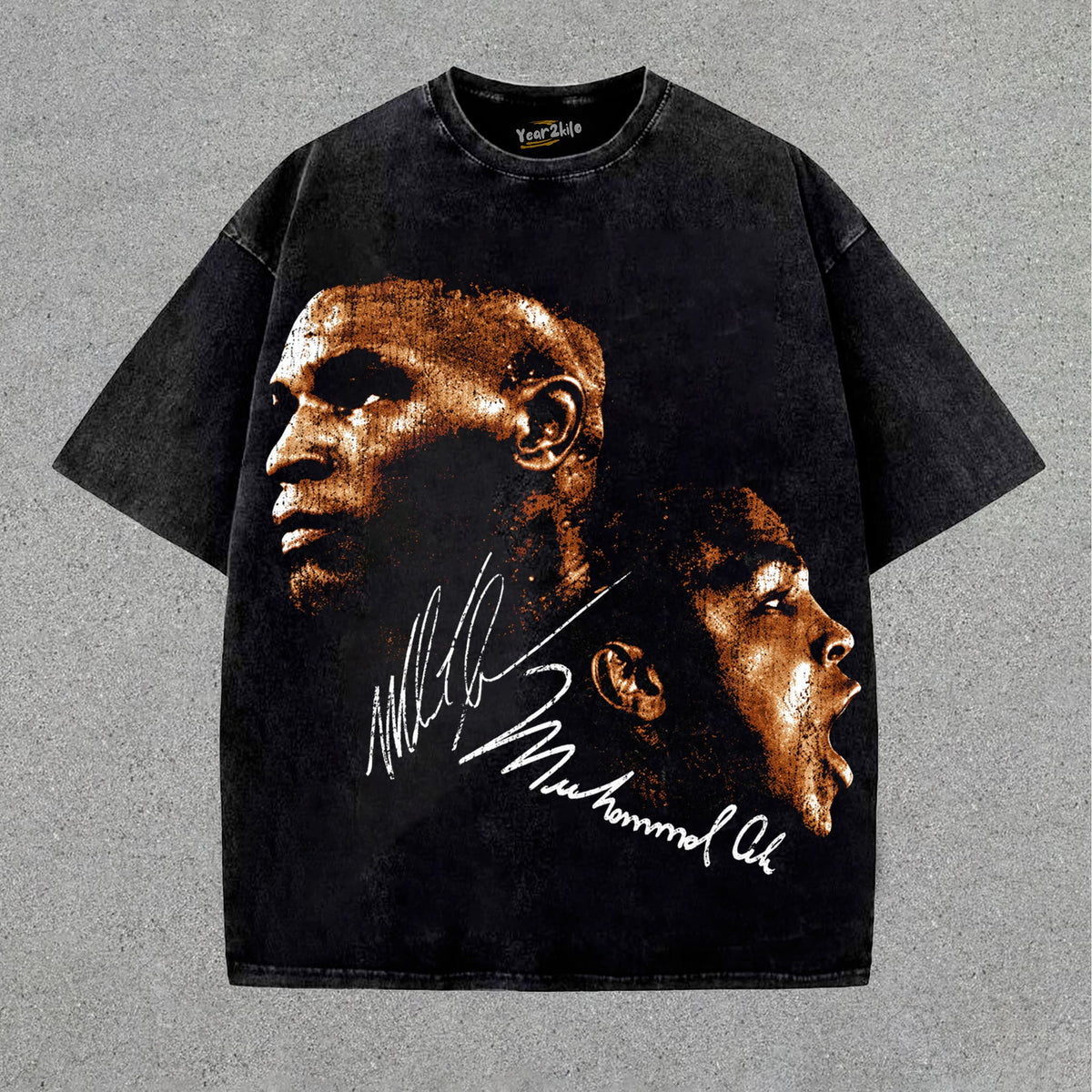 MIKE TYSON & MUHAMMED ALI TANK TOP & TEE & LONG SLEEVE & LAYERED LS & HOODIE