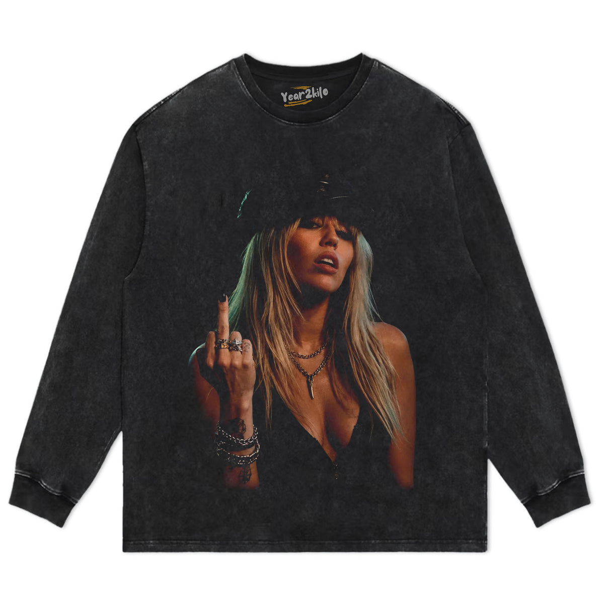 MILEY 2026 - MIDDLE FINGER TANK TOP & TEE & LONG SLEEVE & LAYERED LS & HOODIE