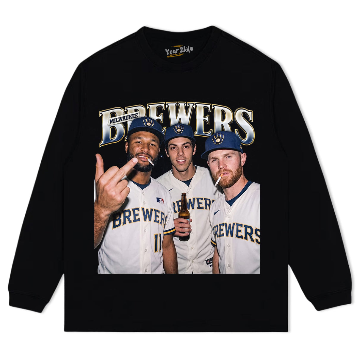 MILWAUKEE BREWERS TANK TOP & TEE & LONG SLEEVE & LAYERED LS & HOODIE