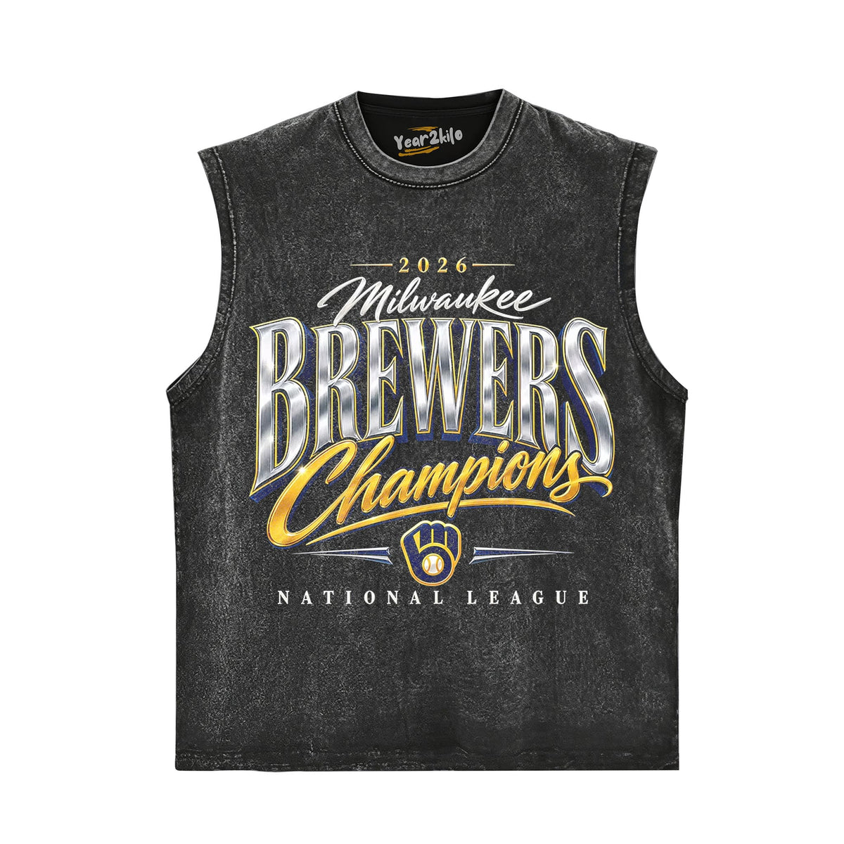 MILWAUKEE BREWERS V2 TANK TOP & TEE & LONG SLEEVE & LAYERED LS & HOODIE
