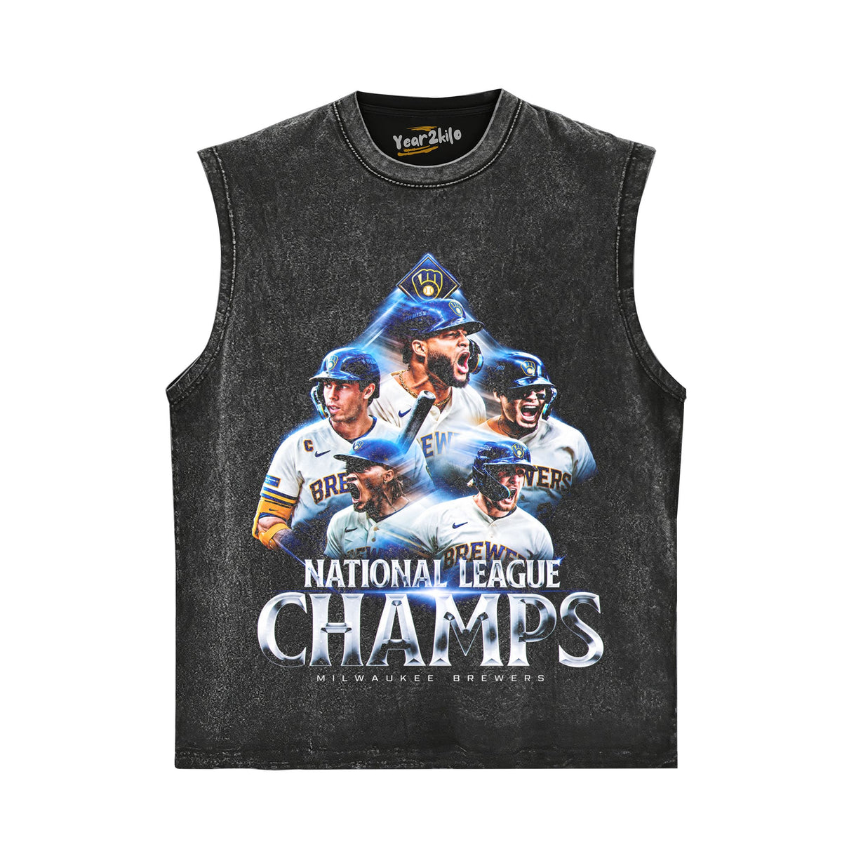 MILWAUKEE BREWERS V2 TANK TOP & TEE & LONG SLEEVE & LAYERED LS & HOODIE
