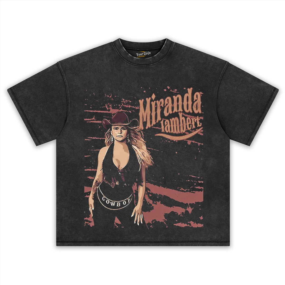 MIRANDA LAMBERT - BROWN VINTAGE TANK TOP & TEE & LONG SLEEVE & LAYERED LS & HOODIE