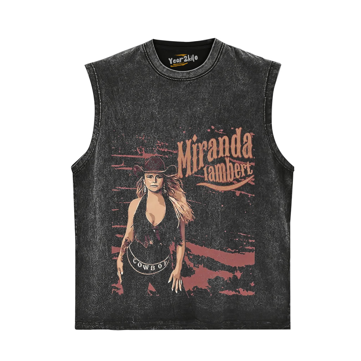 MIRANDA LAMBERT - BROWN VINTAGE TANK TOP & TEE & LONG SLEEVE & LAYERED LS & HOODIE