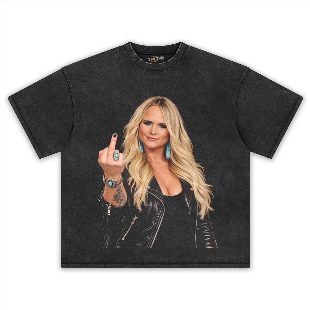 MIRANDA LAMBERT - MIDDLE FINGER TANK TOP & TEE & LONG SLEEVE & LAYERED LS & HOODIE