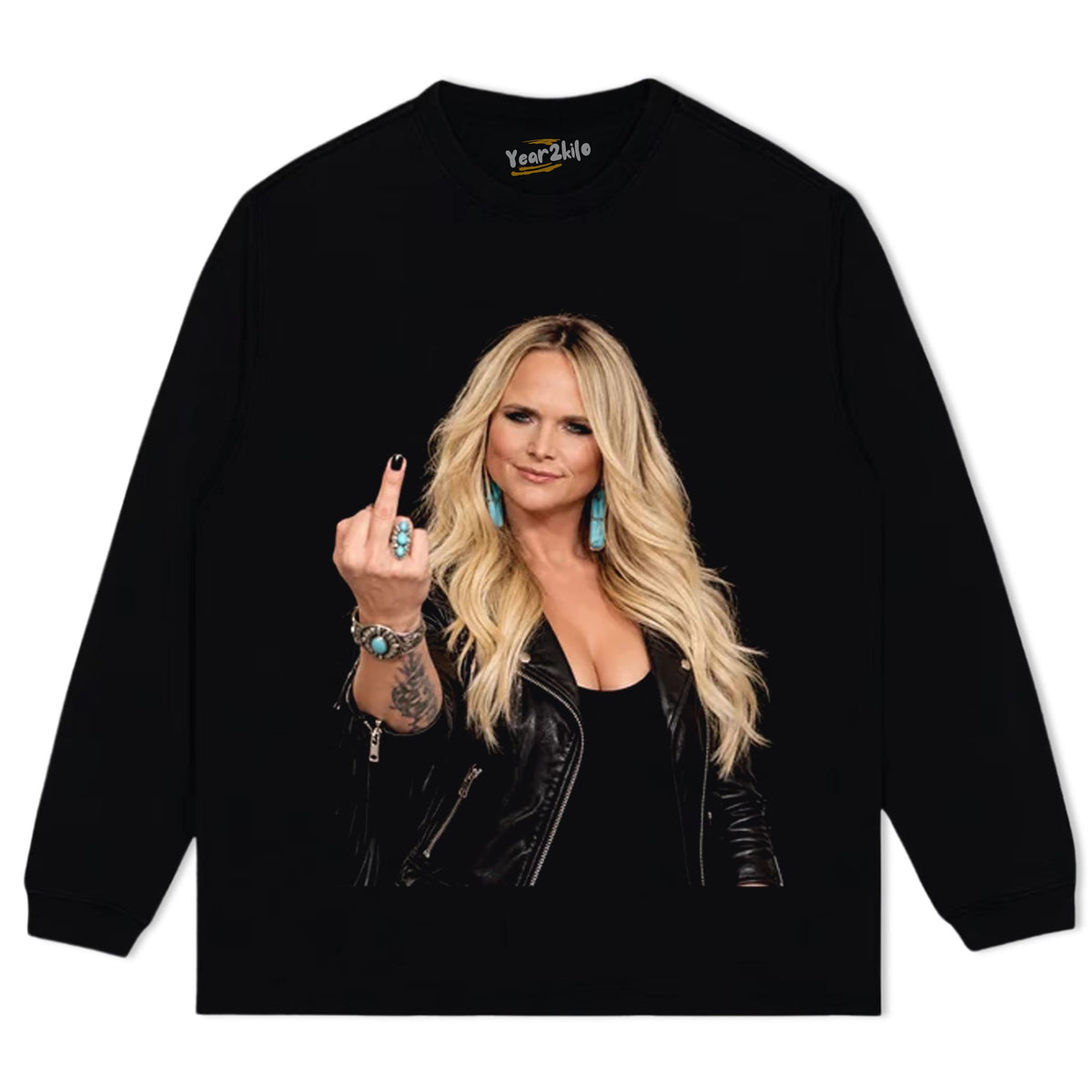 MIRANDA LAMBERT - MIDDLE FINGER TANK TOP & TEE & LONG SLEEVE & LAYERED LS & HOODIE