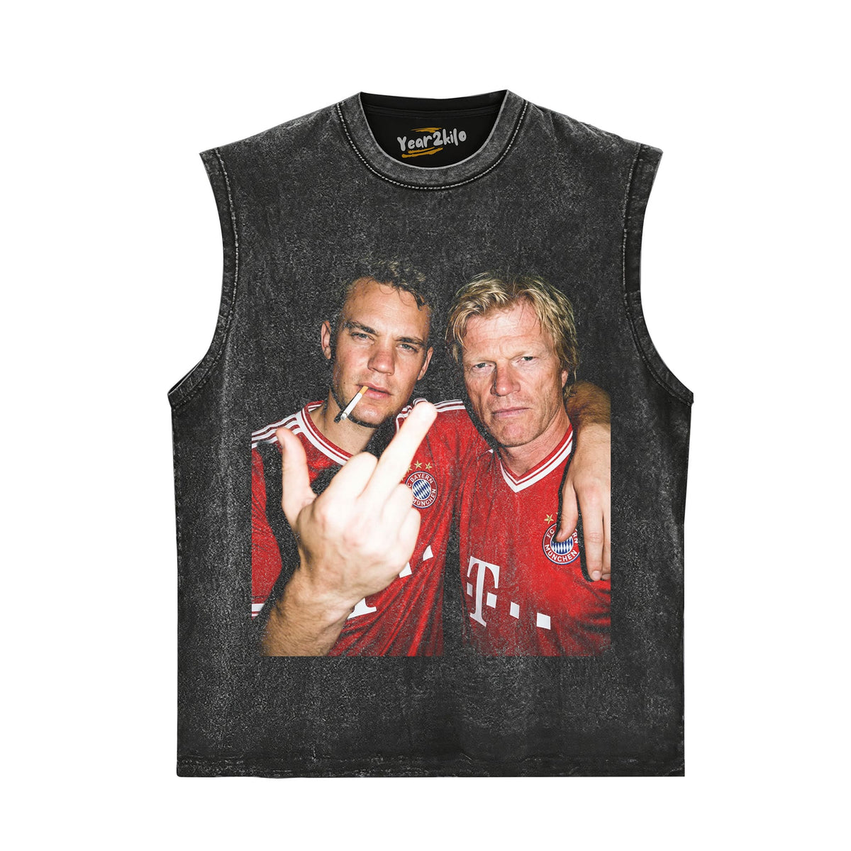 MN & KAHN BAYERN SOCCER TANK TOP & TEE & LONG SLEEVE & LAYERED LS & HOODIE