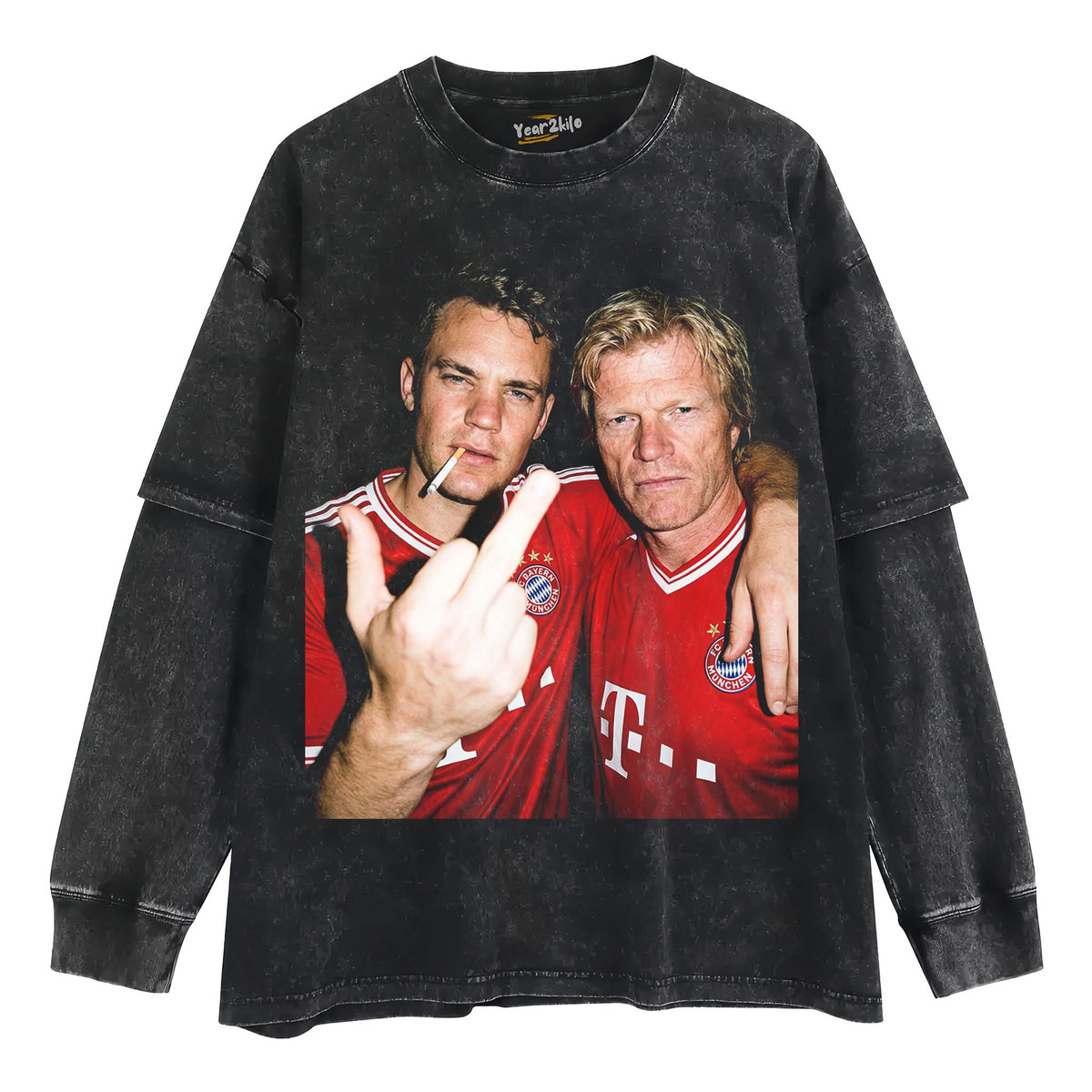 MN & KAHN BAYERN SOCCER TANK TOP & TEE & LONG SLEEVE & LAYERED LS & HOODIE