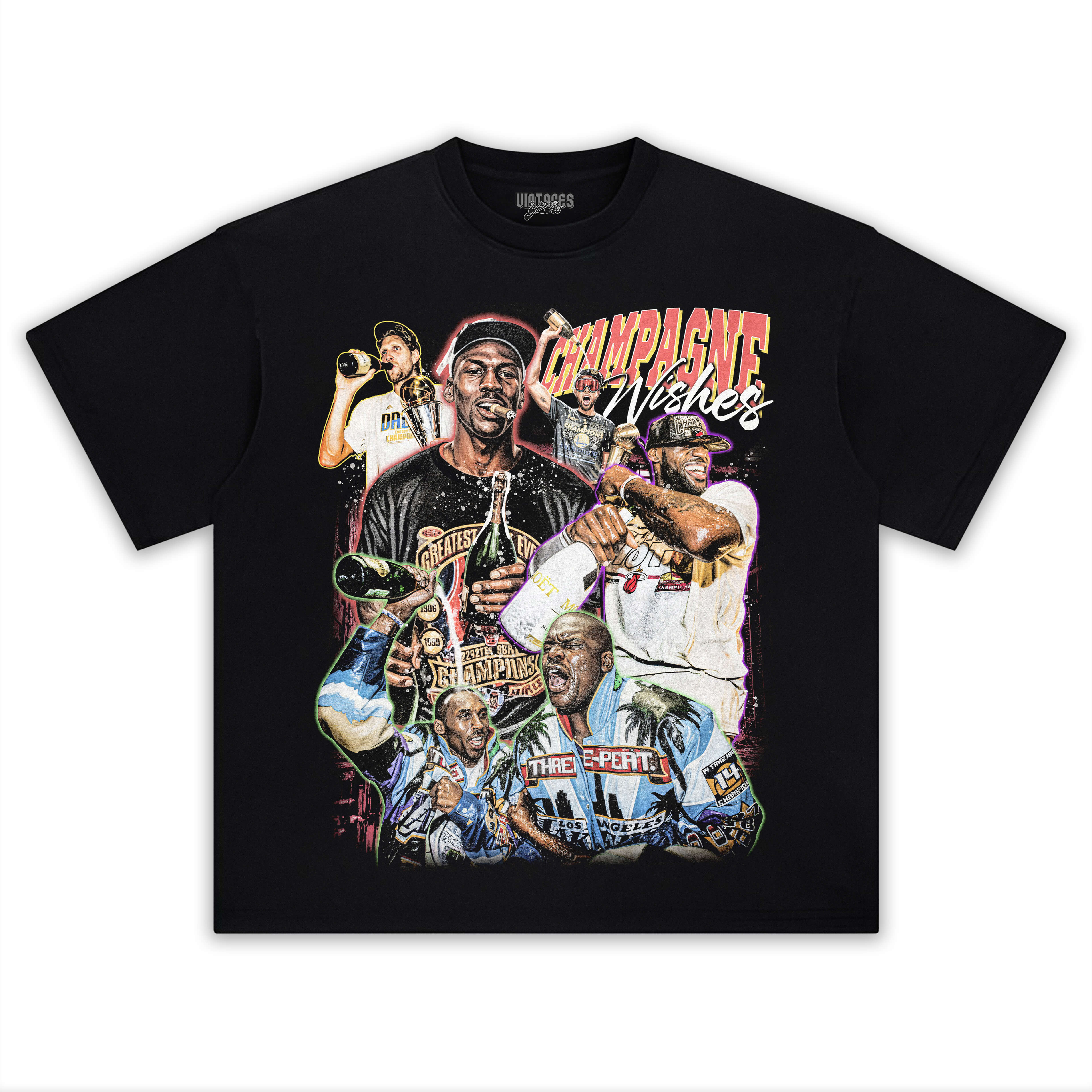 NBA CHAMPIONSHIP CHAMPAGNE WISHES TEE & LS & HOODIE