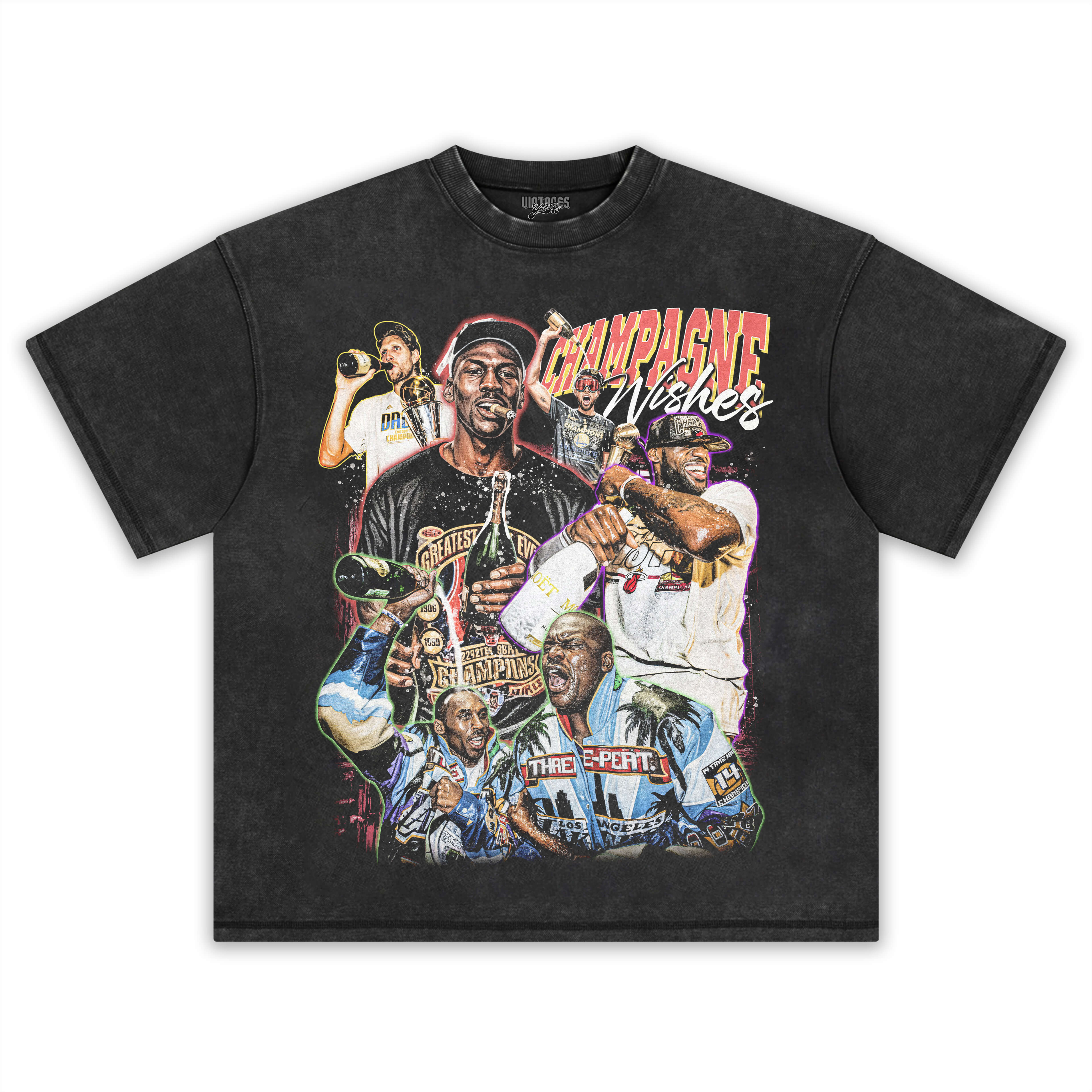 NBA CHAMPIONSHIP CHAMPAGNE WISHES TEE & LS & HOODIE