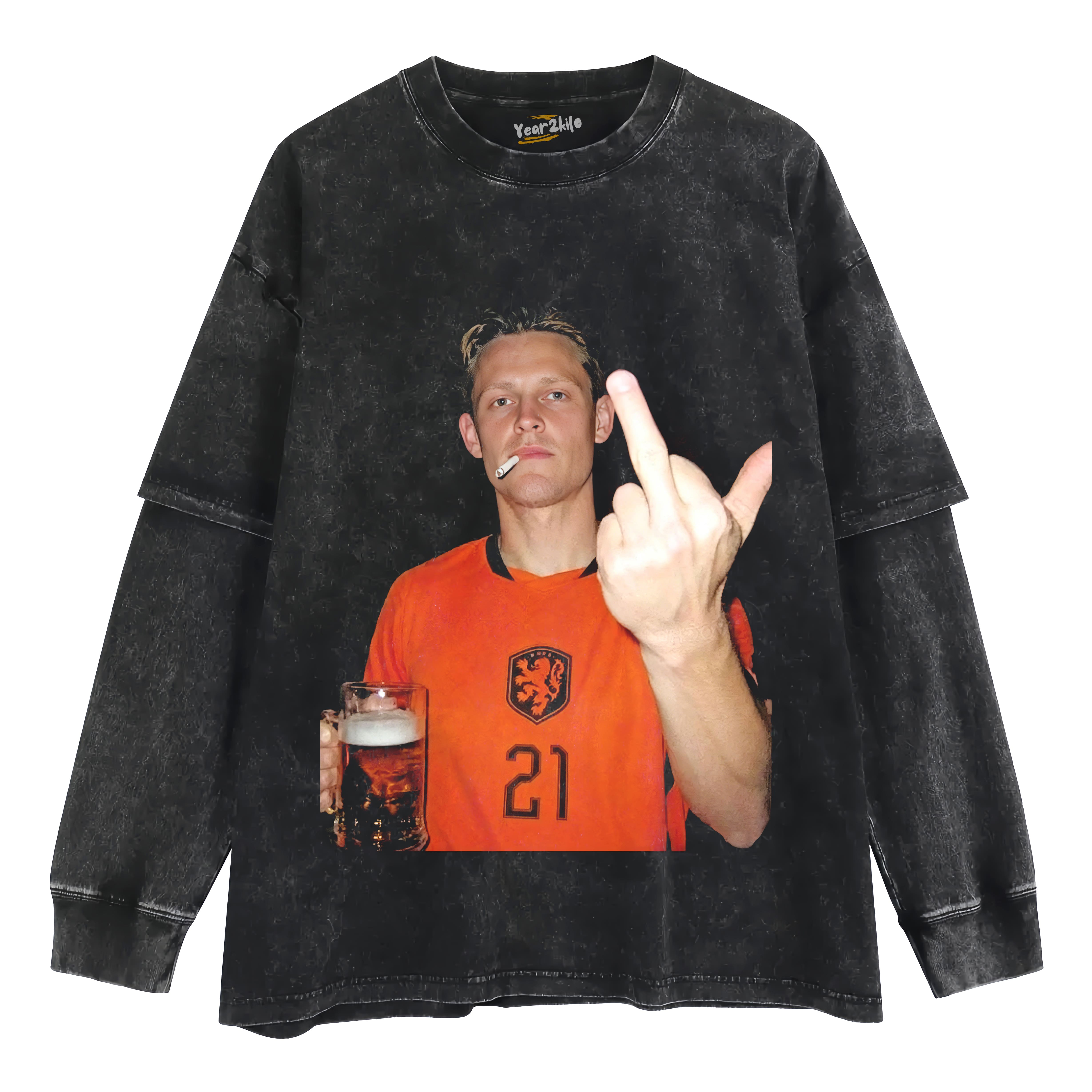 NETHERLANDS FOOTBALL STYLE V4 UNISEX TOP & TEE & LONG SLEEVE & LAYERED LS & HOODIE