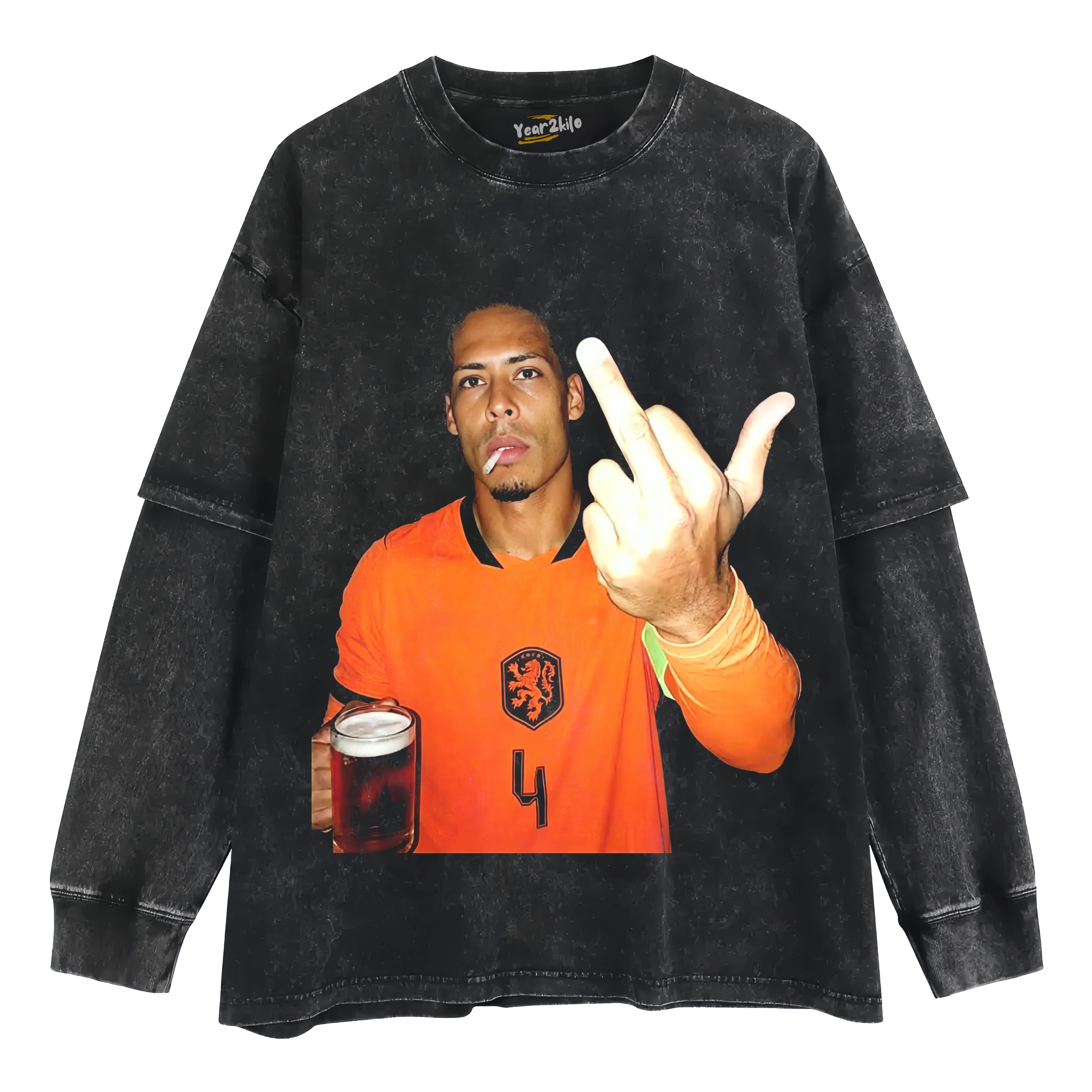 NETHERLANDS FOOTBALL STYLE V5 UNISEX TOP & TEE & LONG SLEEVE & LAYERED LS & HOODIE